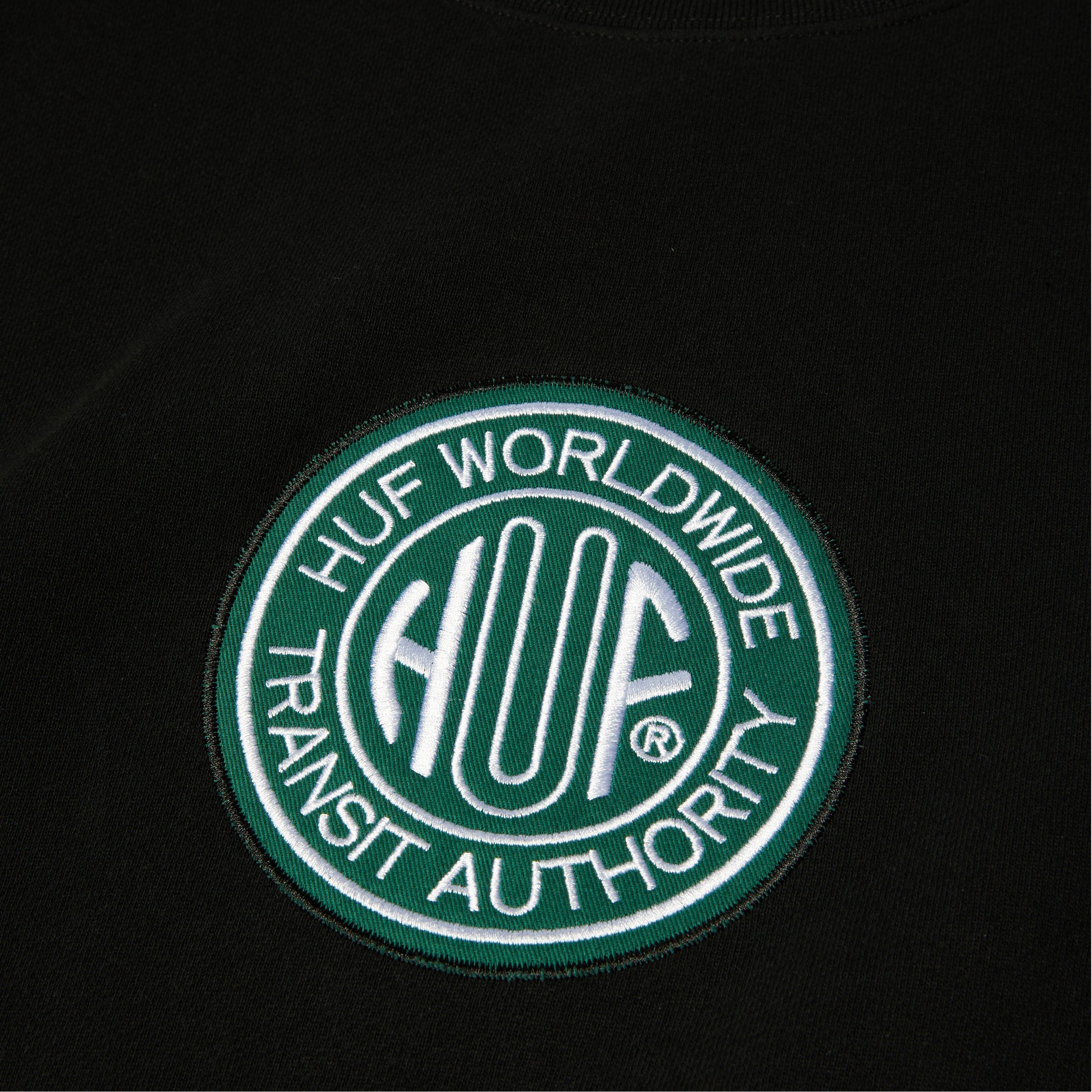 HUF Transit Authority Crew Black