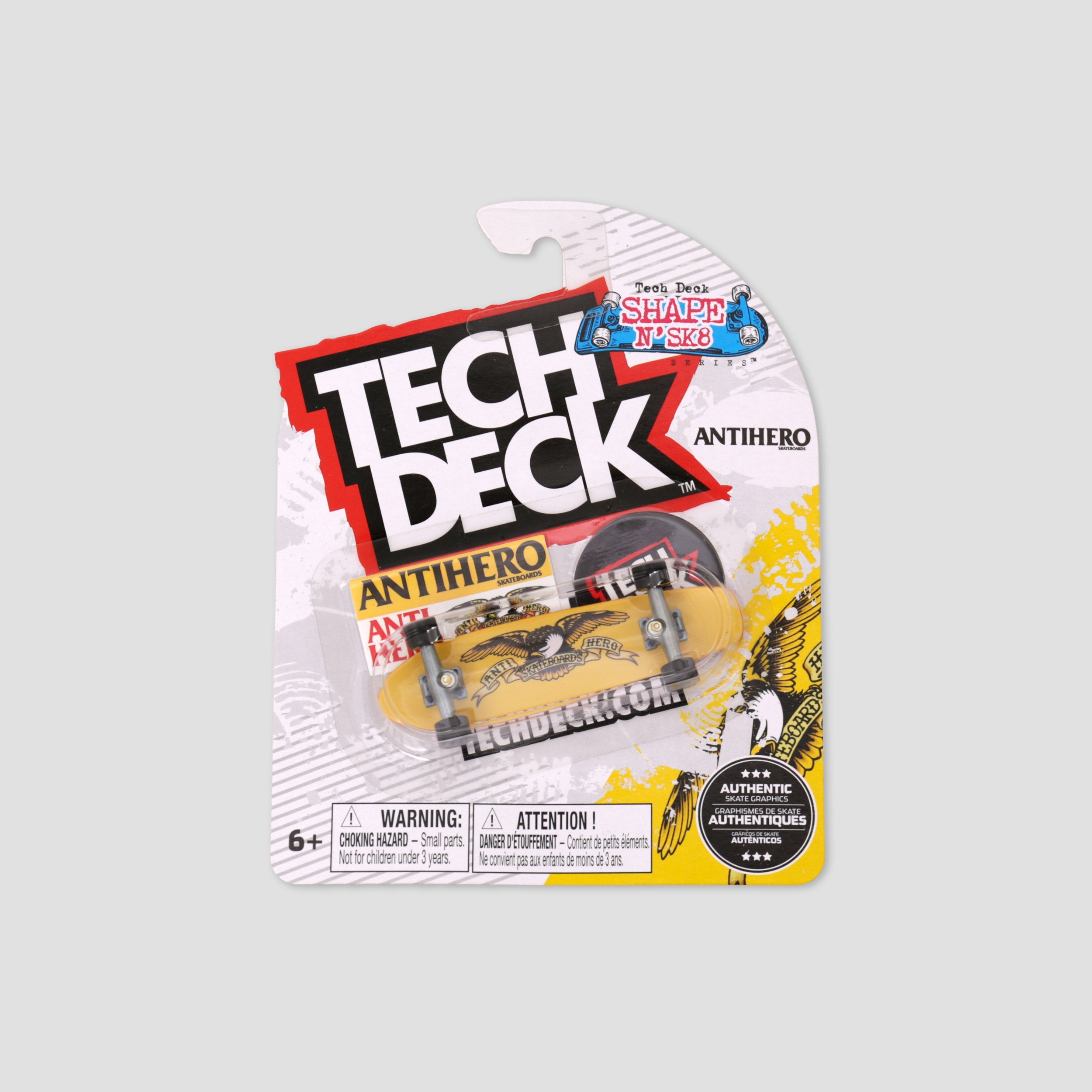 Tech Deck 96mm Shape Series Anti Hero Tech Deck Skateboard