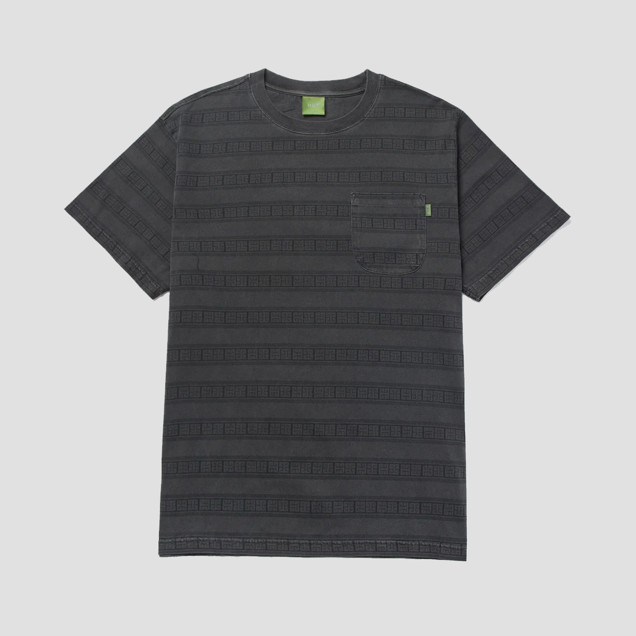 HUF Cooper Stripe Shortsleeve Knit Top Black