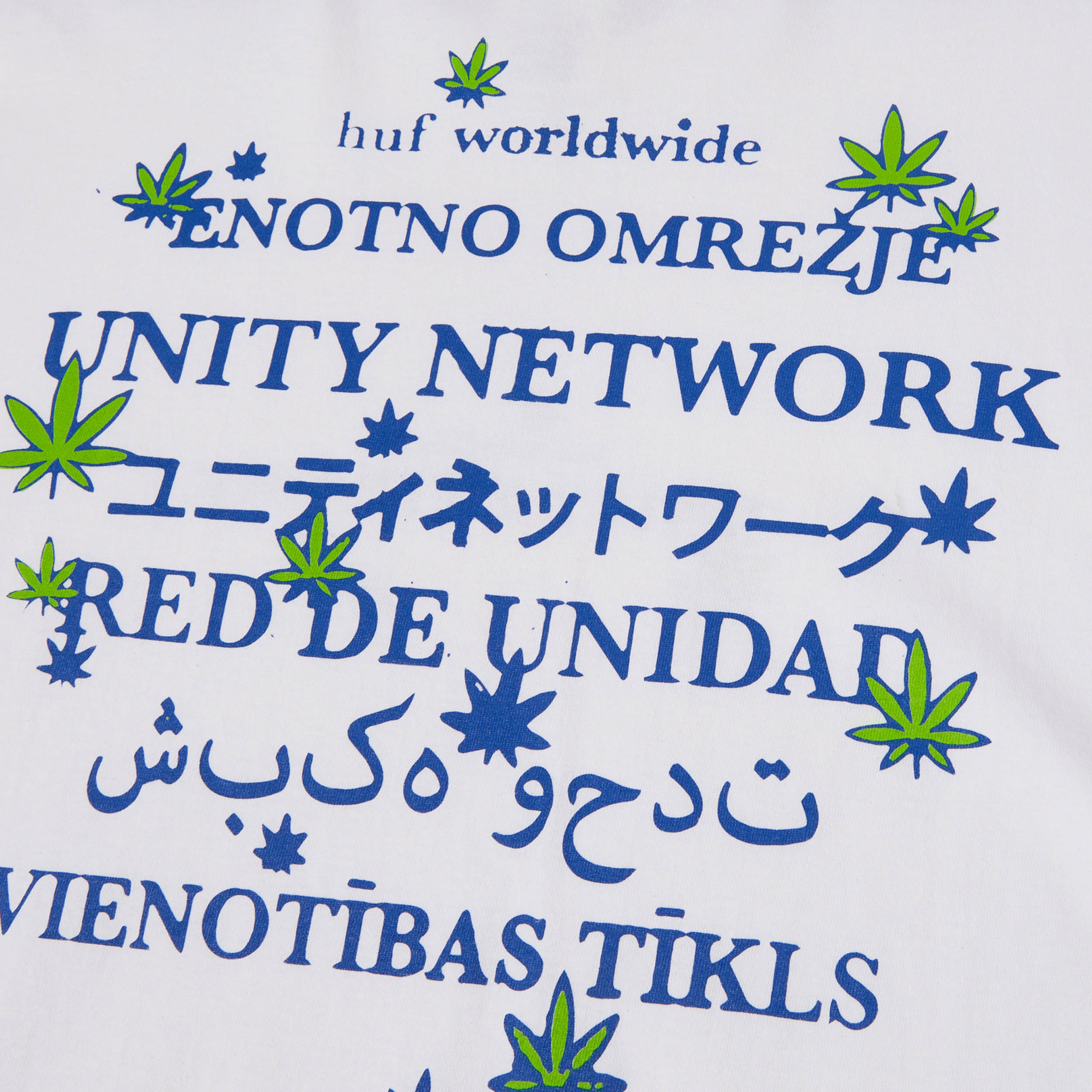 HUF Unity Network Shortsleeve T-Shirt White