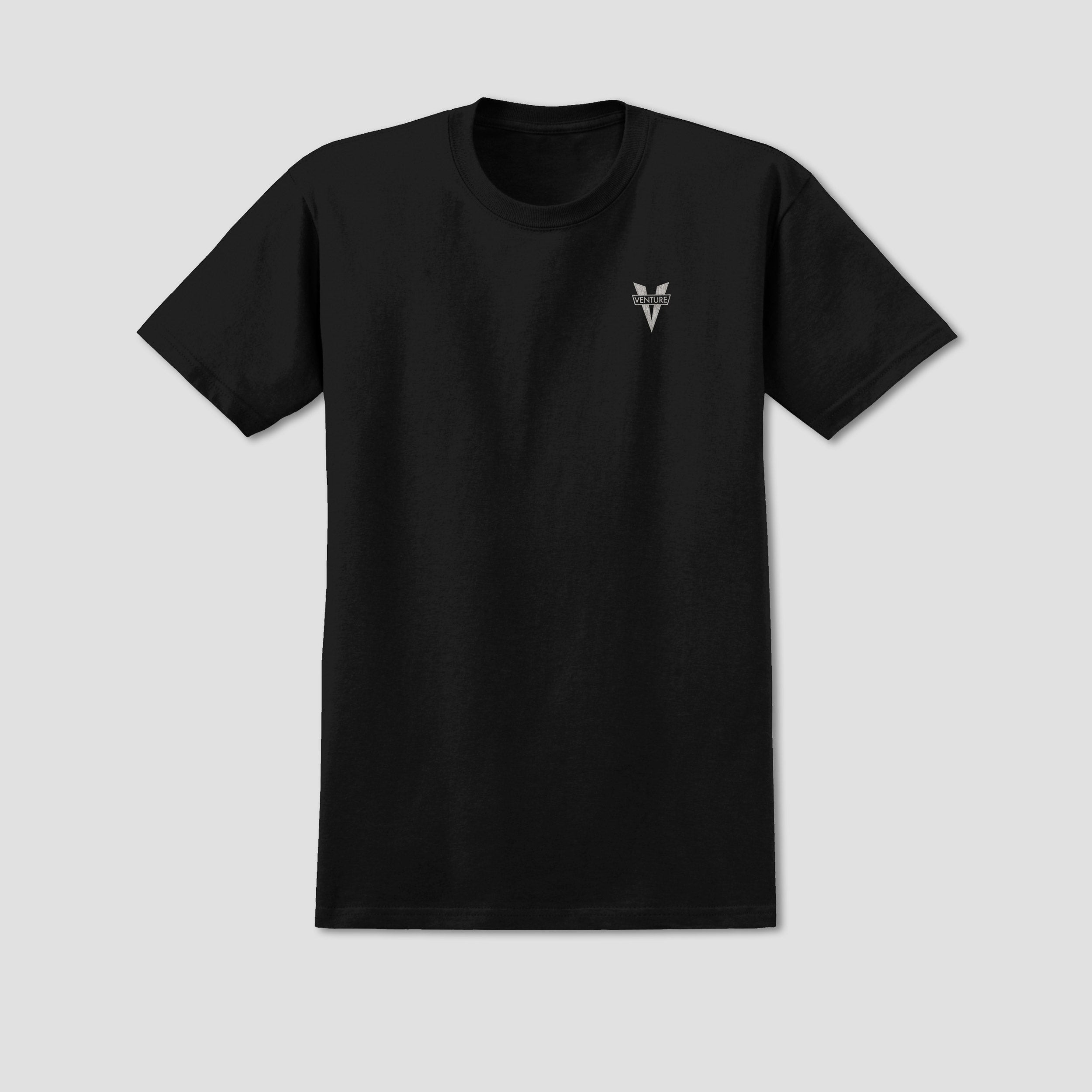 Venture Heritage EMB T-Shirt Black Cool Grey