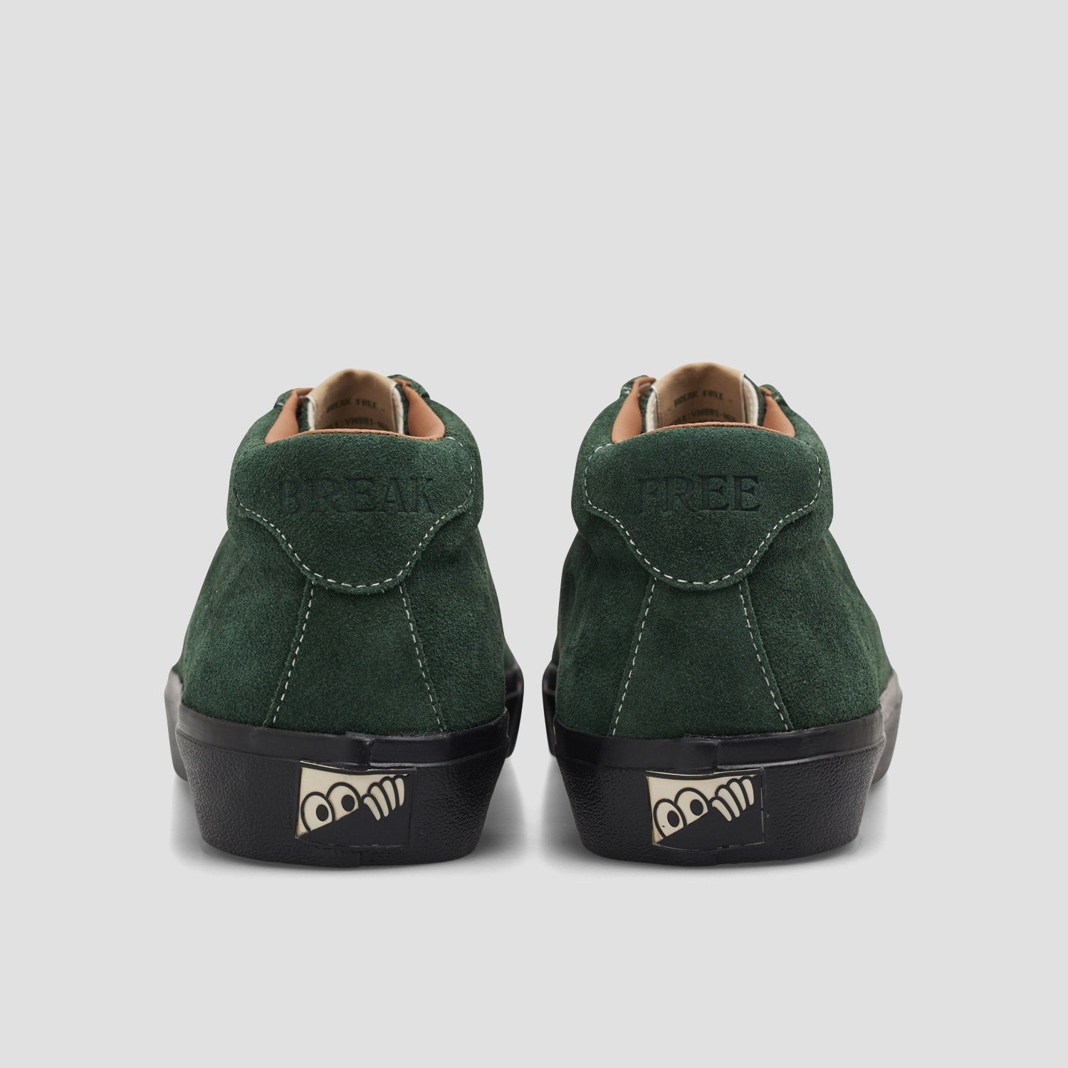 Last Resort AB VM001 Mid Dane Skate Shoes Bronze Green / White