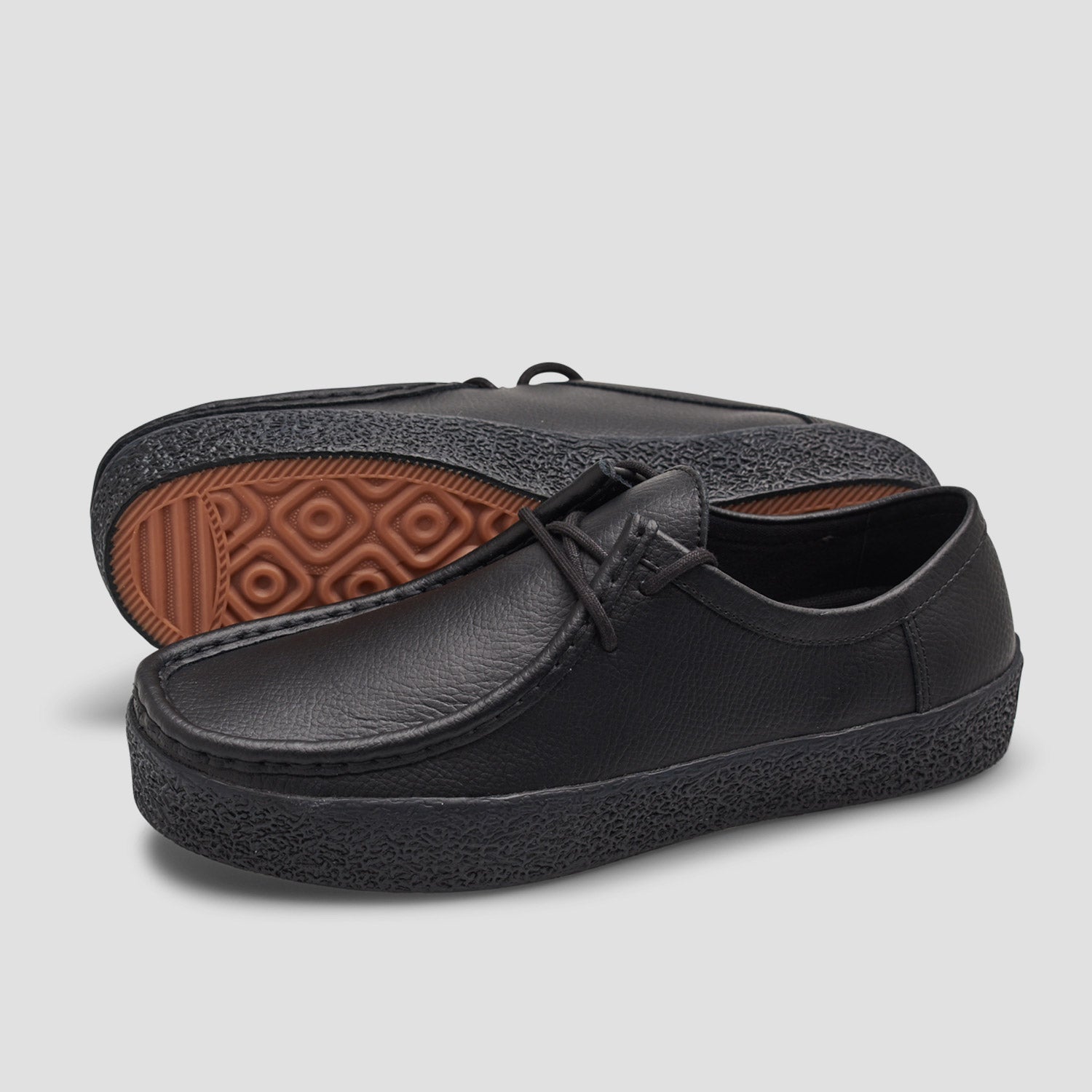 Last Resort AB VM006 Moc Lo Leather Skate Shoes Black / Black