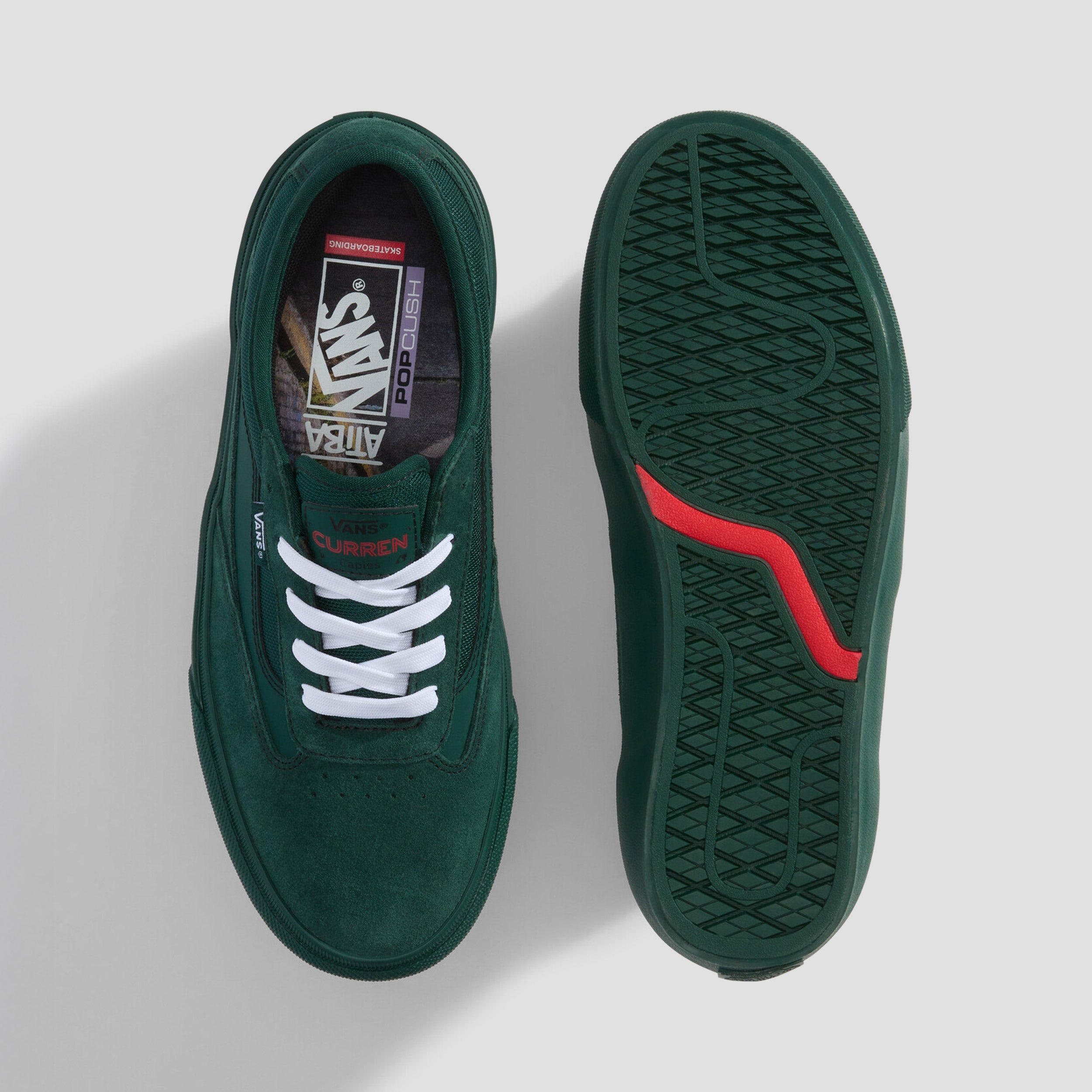 Vans Skate Curren Caples Atiba Skate Shoes Emerald