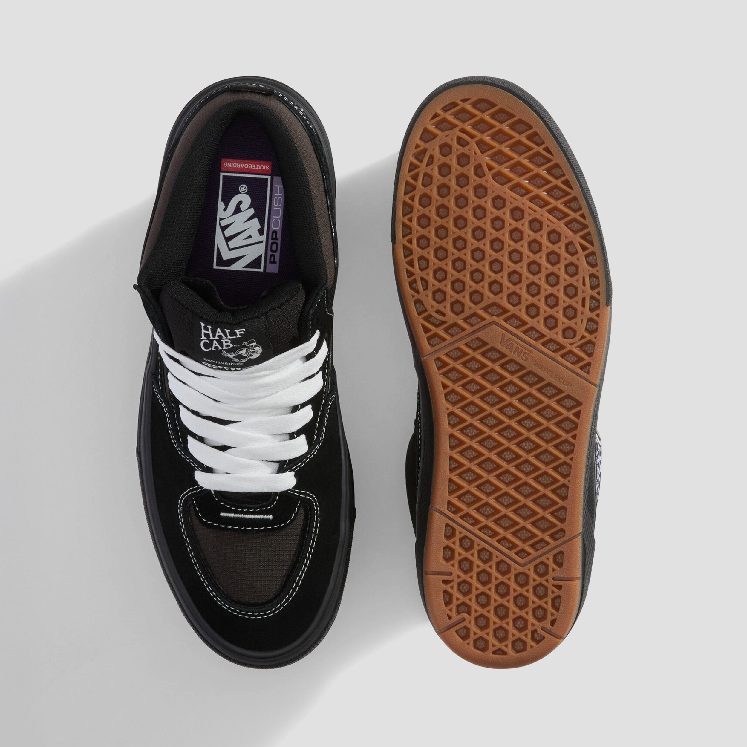 Vans Skate Half Cab Wafflecup Skate Shoes Black