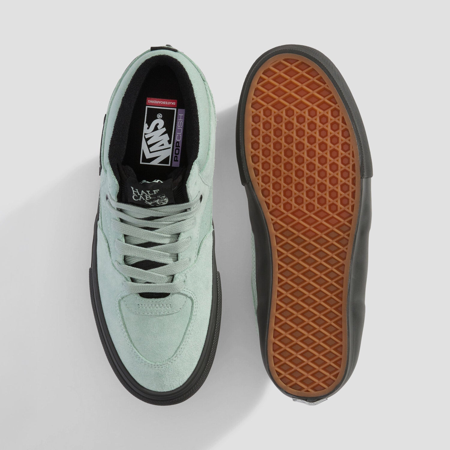 Vans Skate Half Cab Skate Shoes Grey / Olive