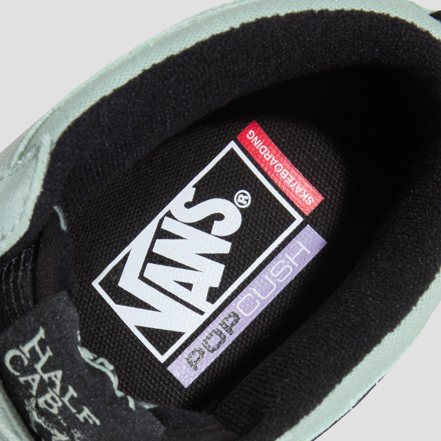 Vans Skate Half Cab Skate Shoes Grey / Olive