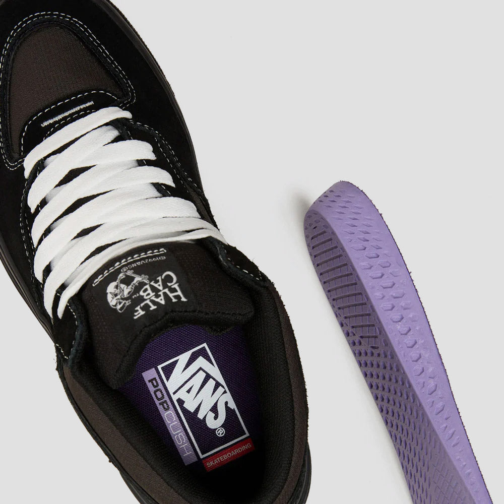 Vans Skate Half Cab Wafflecup Skate Shoes Black