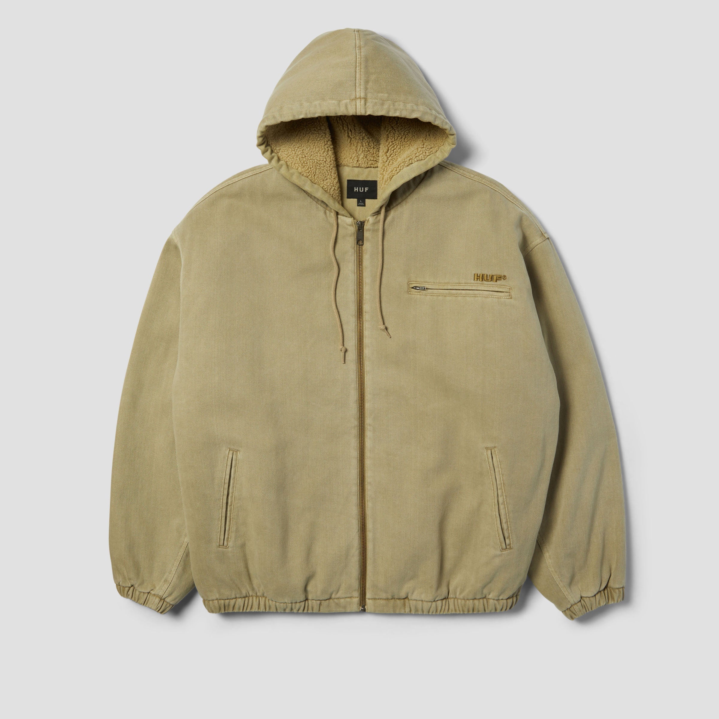 HUF What A Jungle Denim Work Jacket Desert