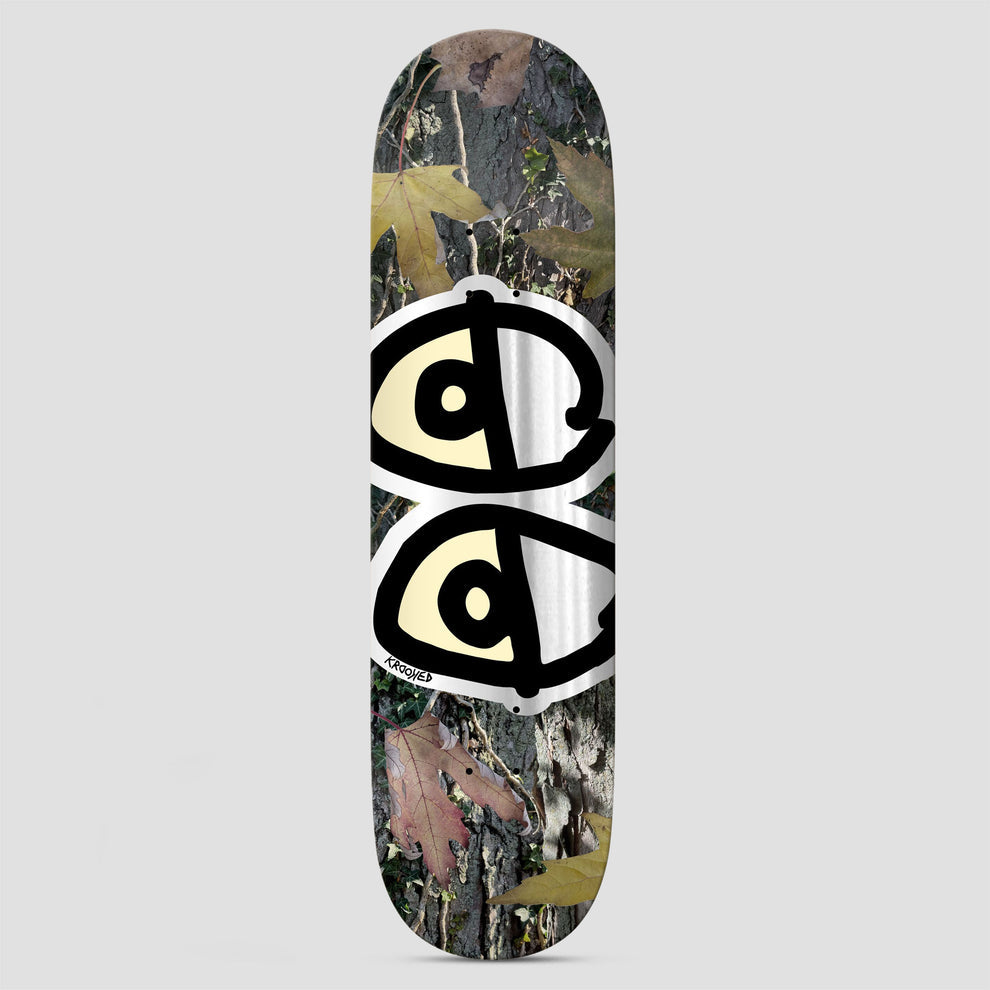 Krooked 8.5 Team Eyes Skateboard Deck Camo