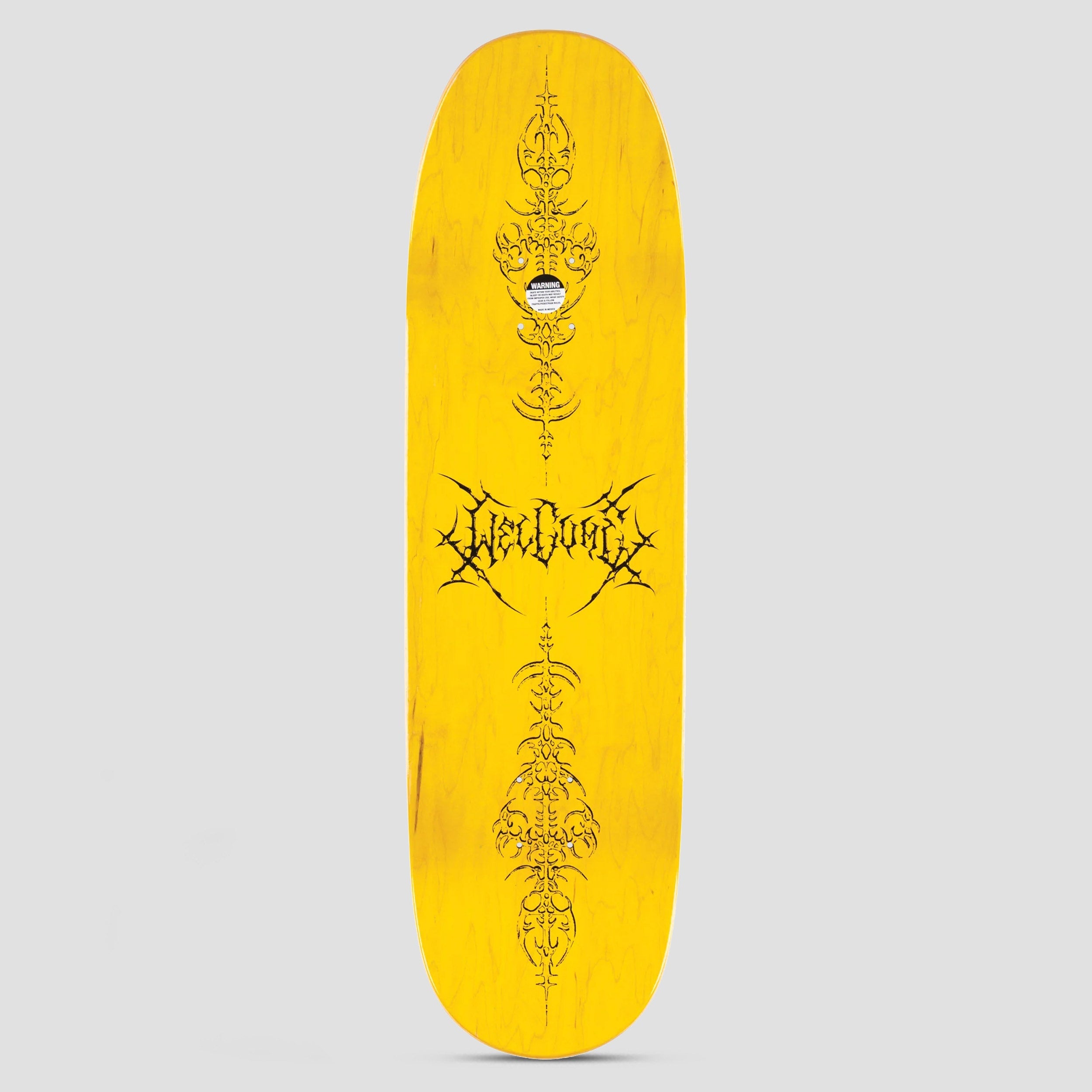 Welcome 9.0 Flail Ryan Reyes Skateboard Deck Green / Gold Foil