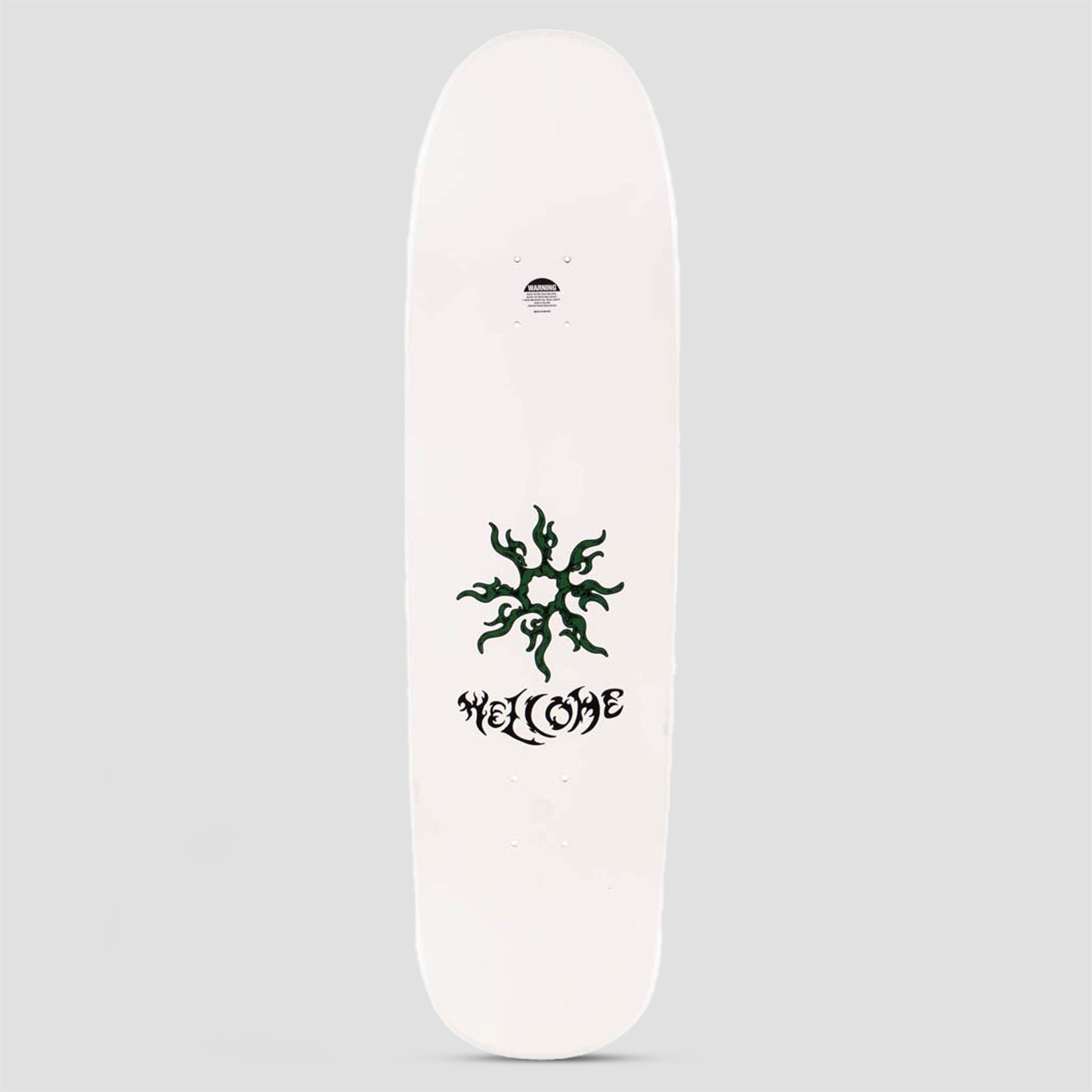 Welcome 9.0 Jake Yanko Swamp Fight on Panther Shape Skateboard Deck Black