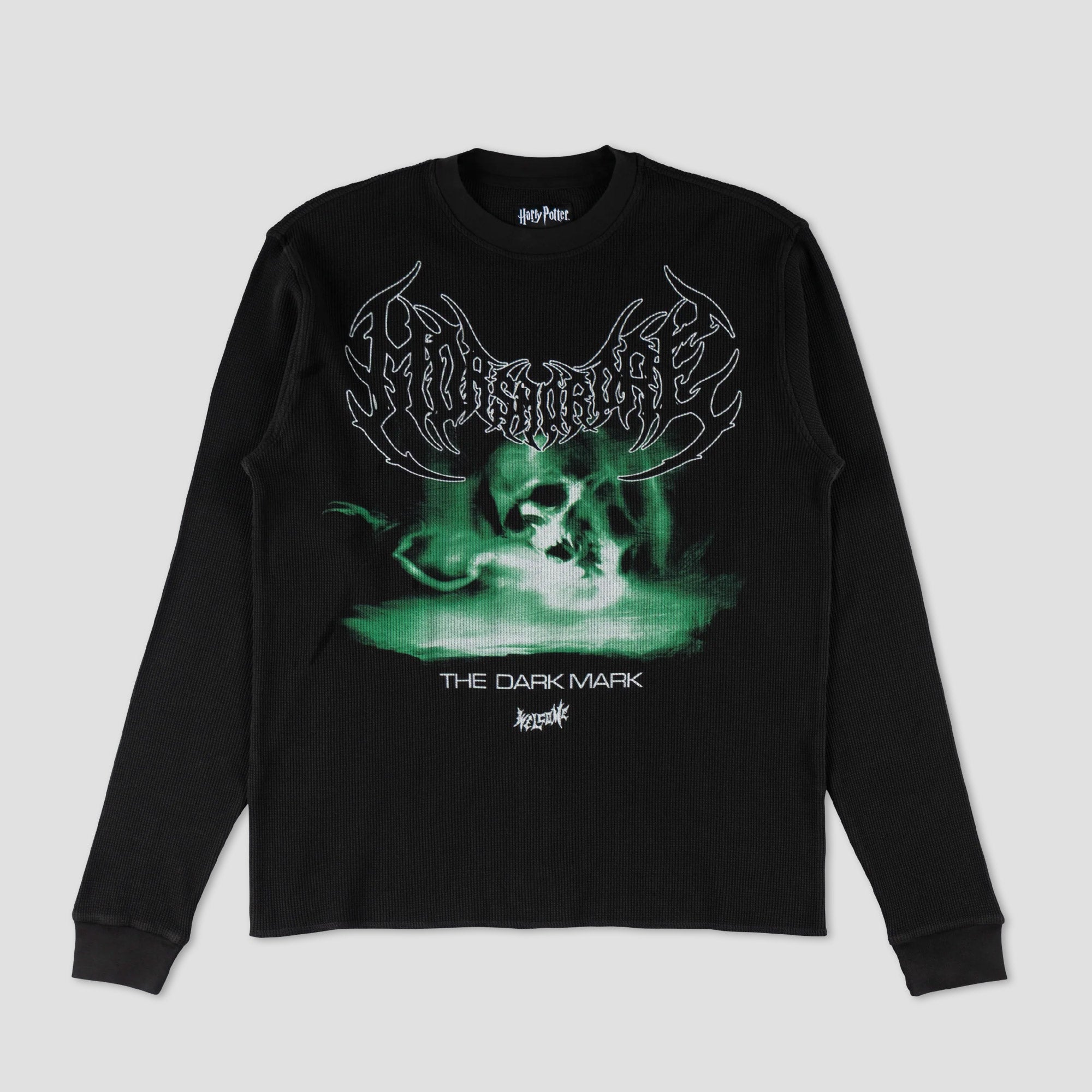 Welcome X Harry Potter Dark Mark Thermal Longsleeve Black