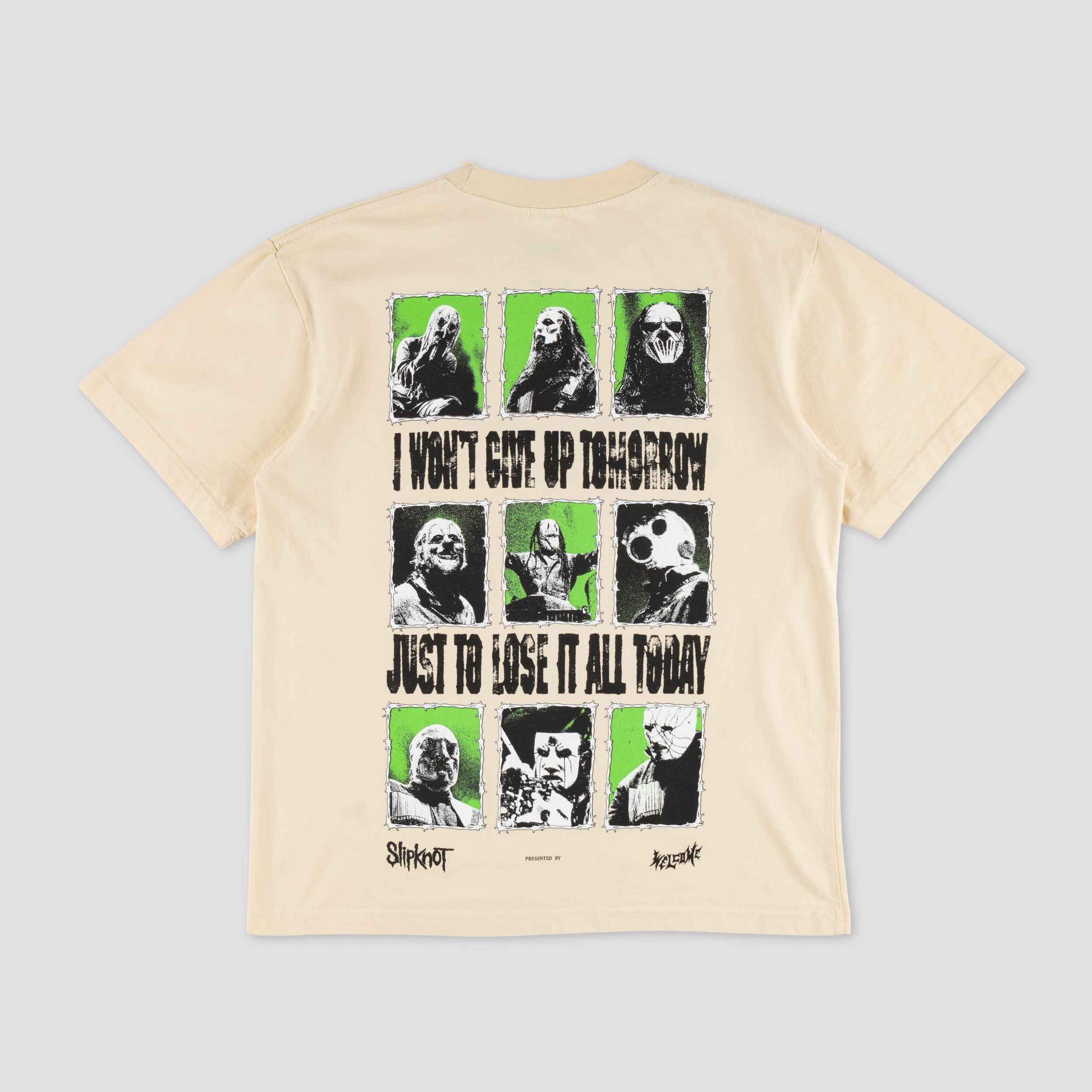 Welcome X Slipknot Tomorrow T-Shirt Bone