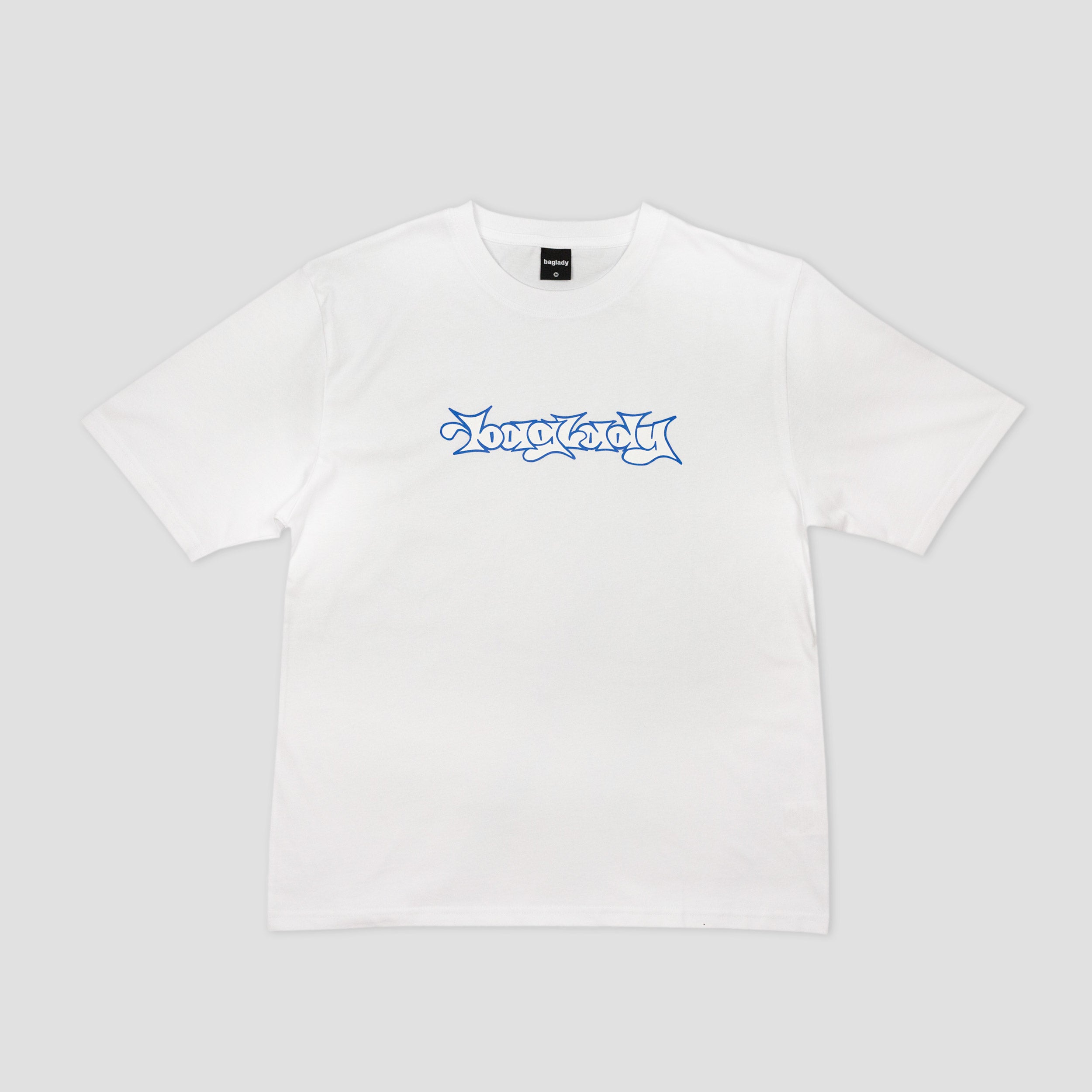 Baglady Bootleg Throw Up T-Shirt White