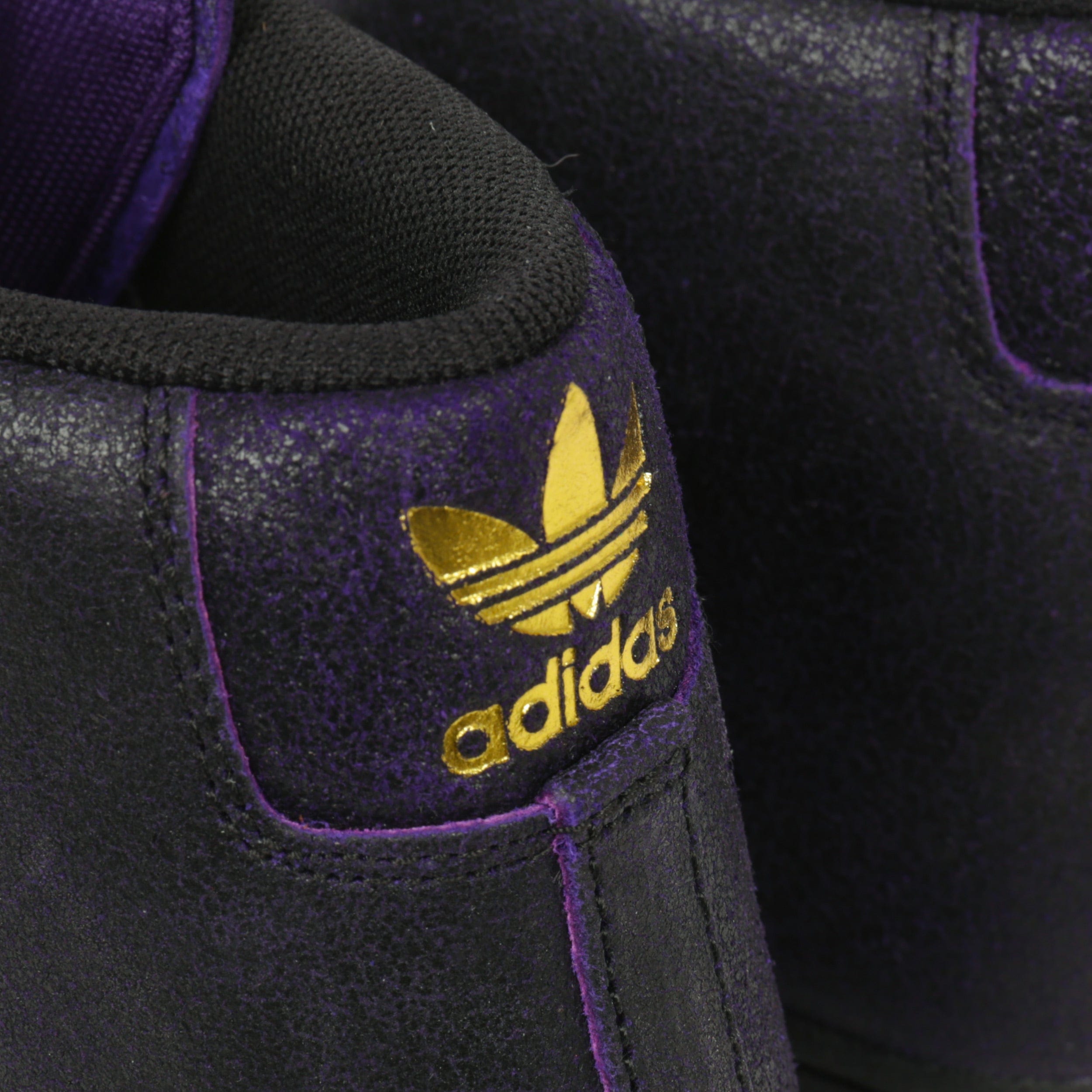 adidas Kader Pro Model ADV Skate Shoes Core Black / Core Black / Dark Purple