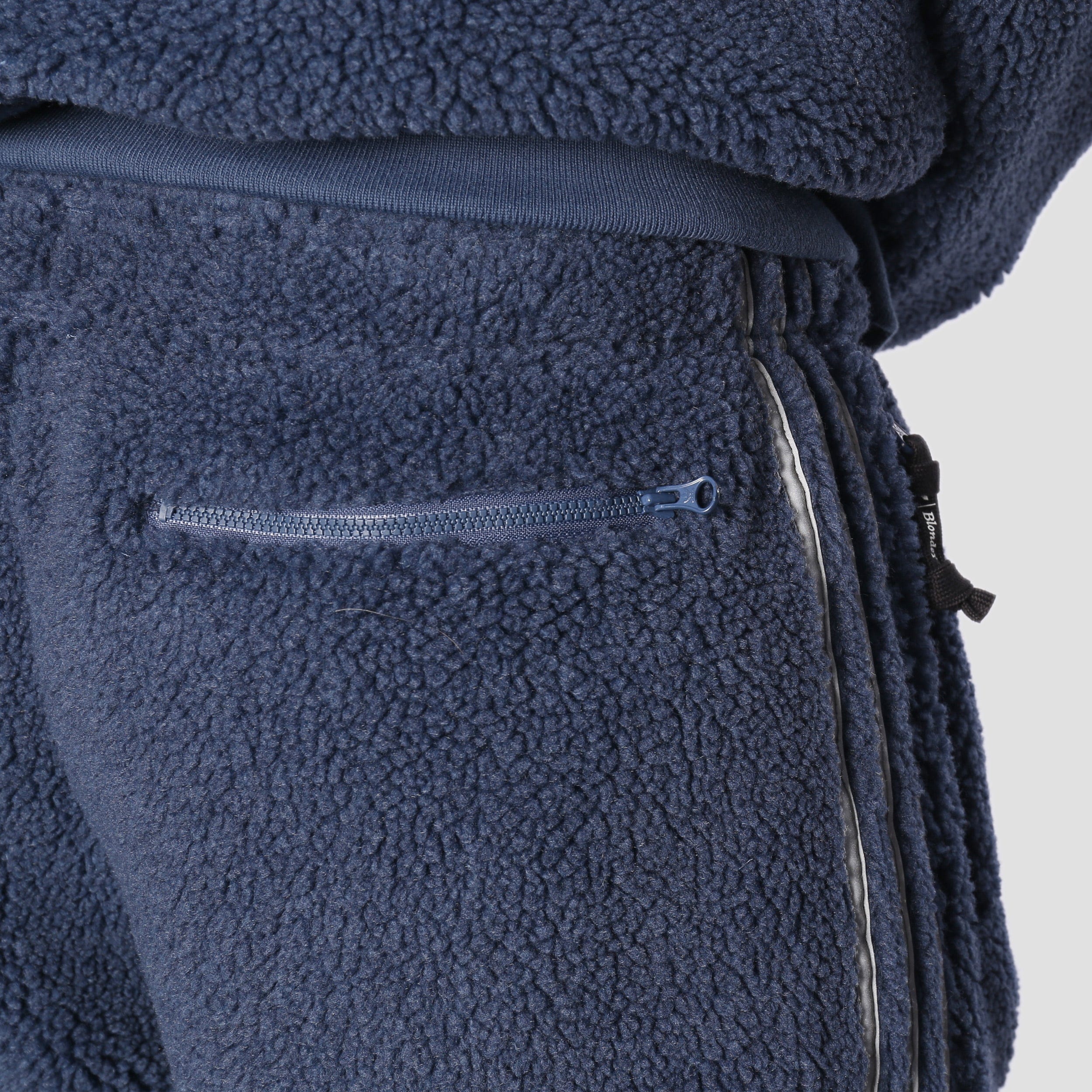 adidas X Blondey Sherpa Shorts Mineral Blue / Reflective Silver