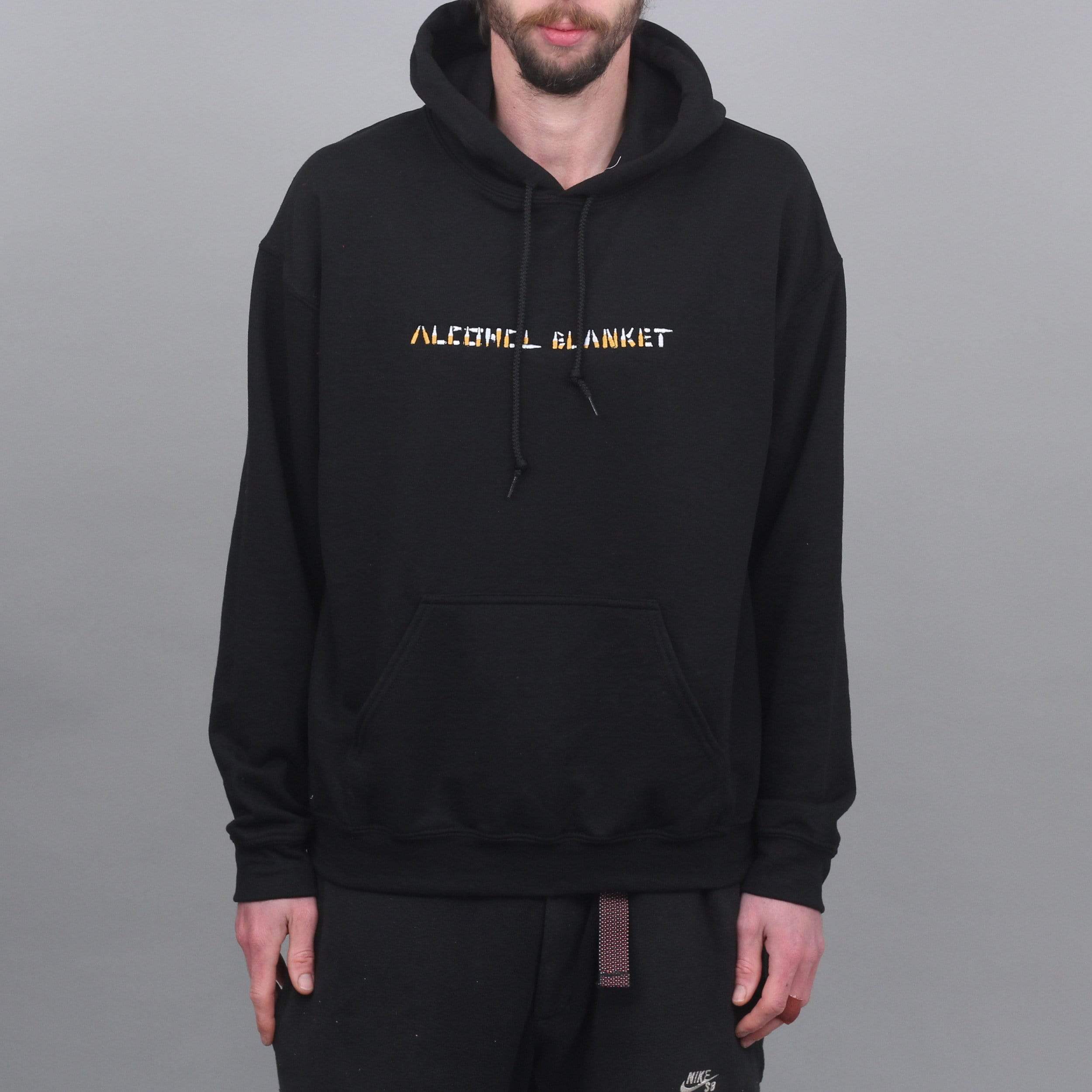 Alcohol Blanket Bottles Hood Black