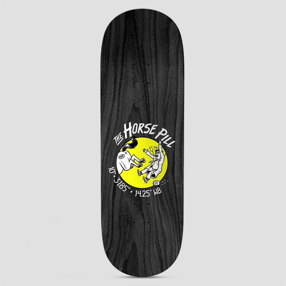 Anti Hero 10 Classic Eagle Horse Pill Skateboard Deck Yellow