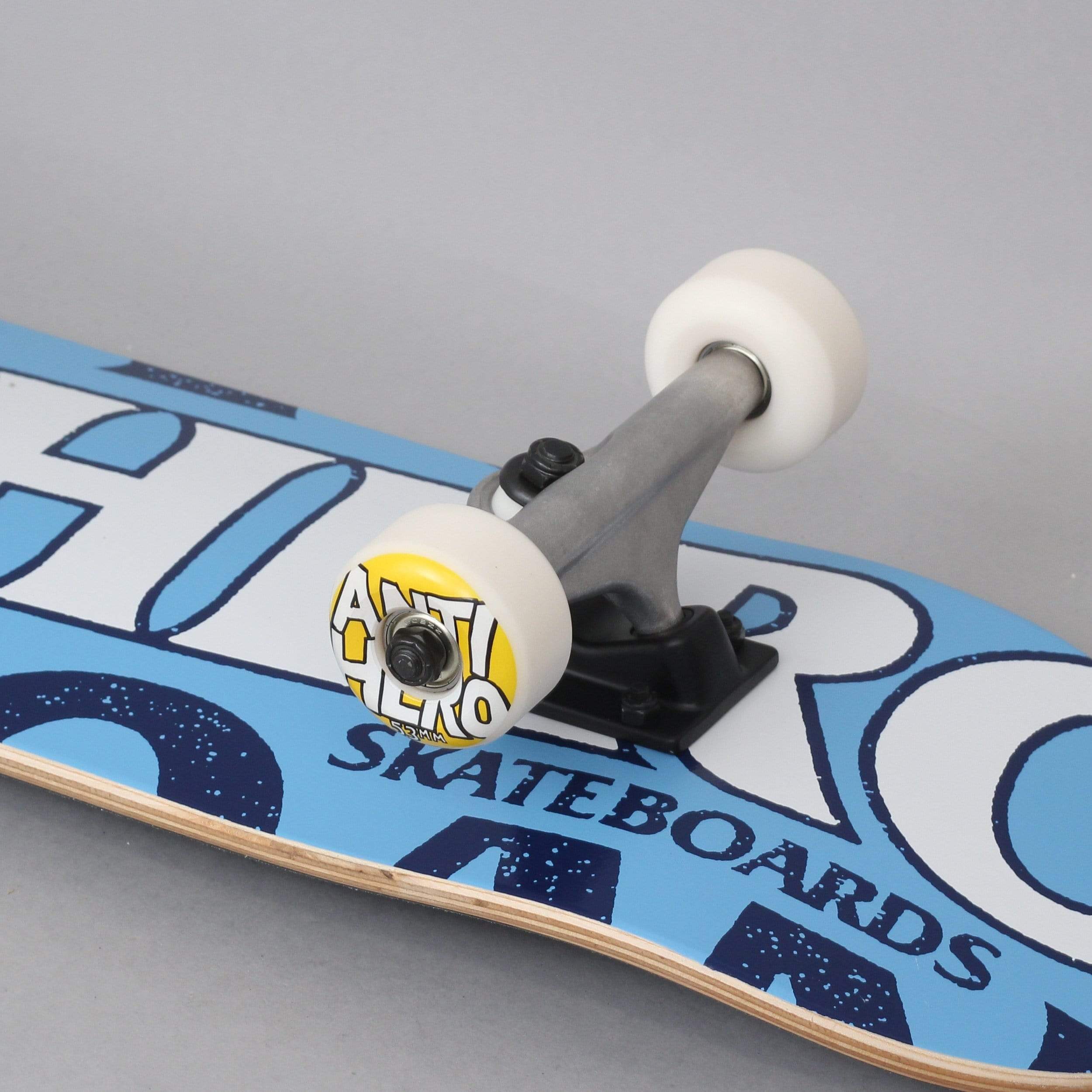 Anti Hero 7.3 Blackhero Mini Complete Skateboard Blue