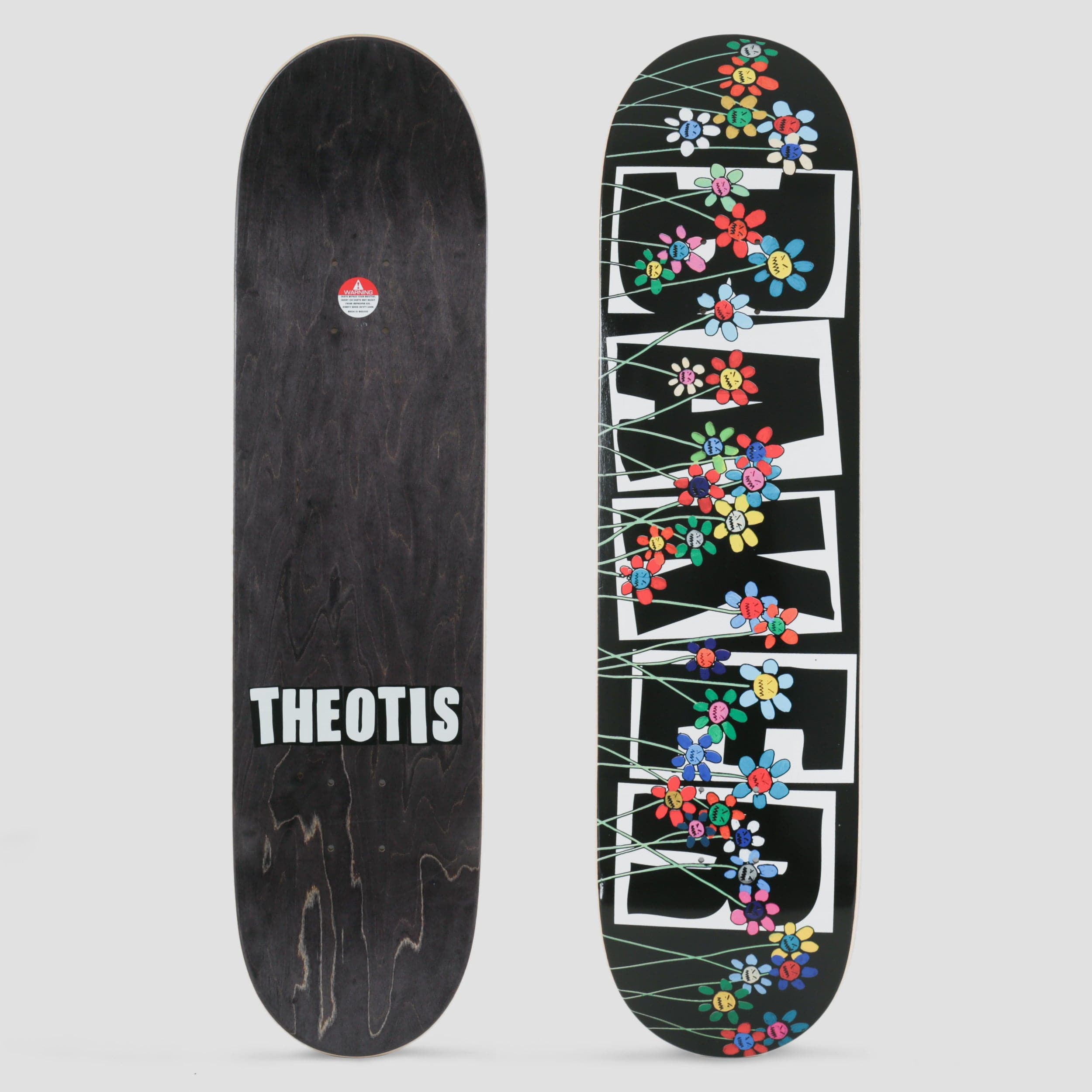Baker 8.0 Theotis Flowers Skateboard Deck Black