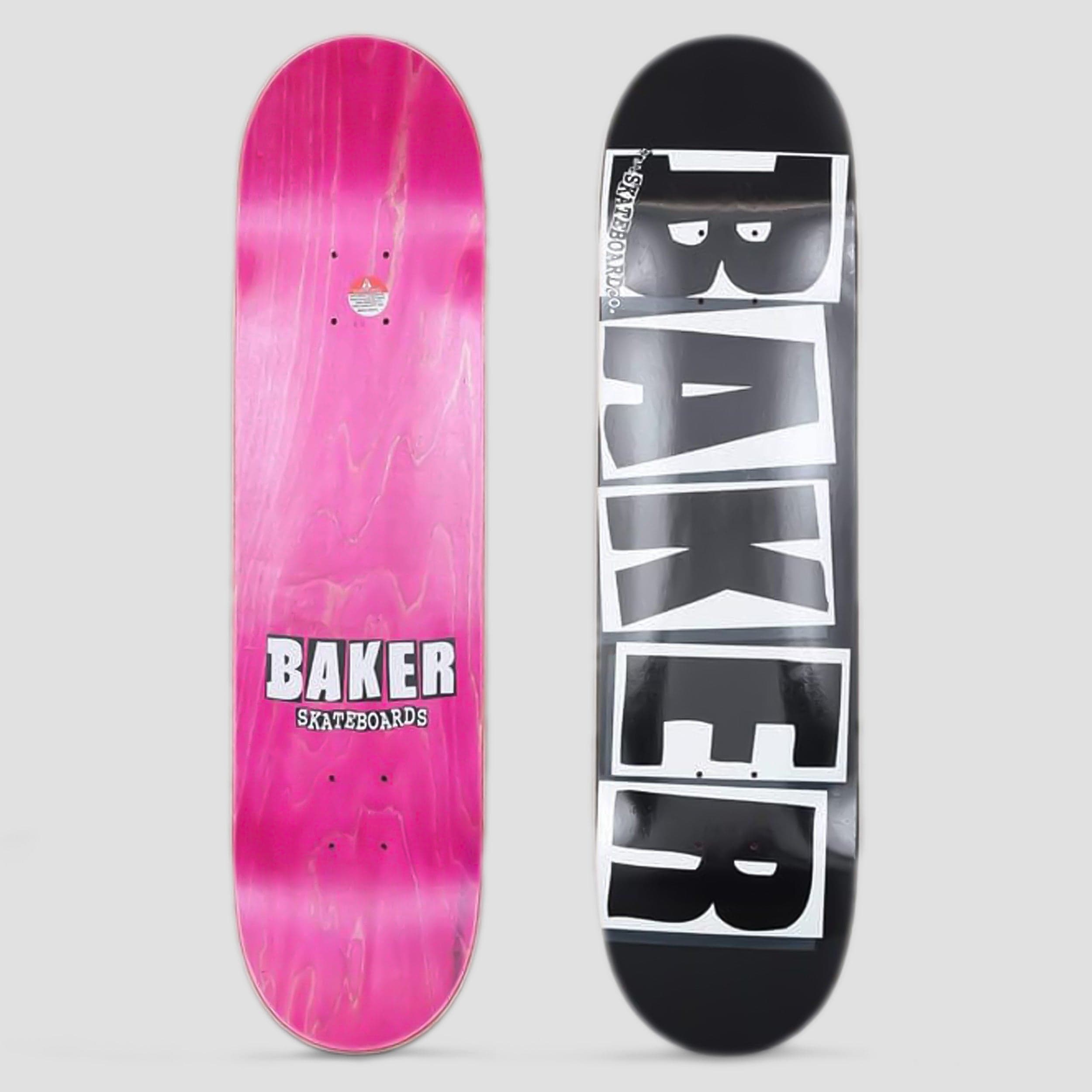 Baker 8.25 Brand Logo Skateboard Deck Black / White