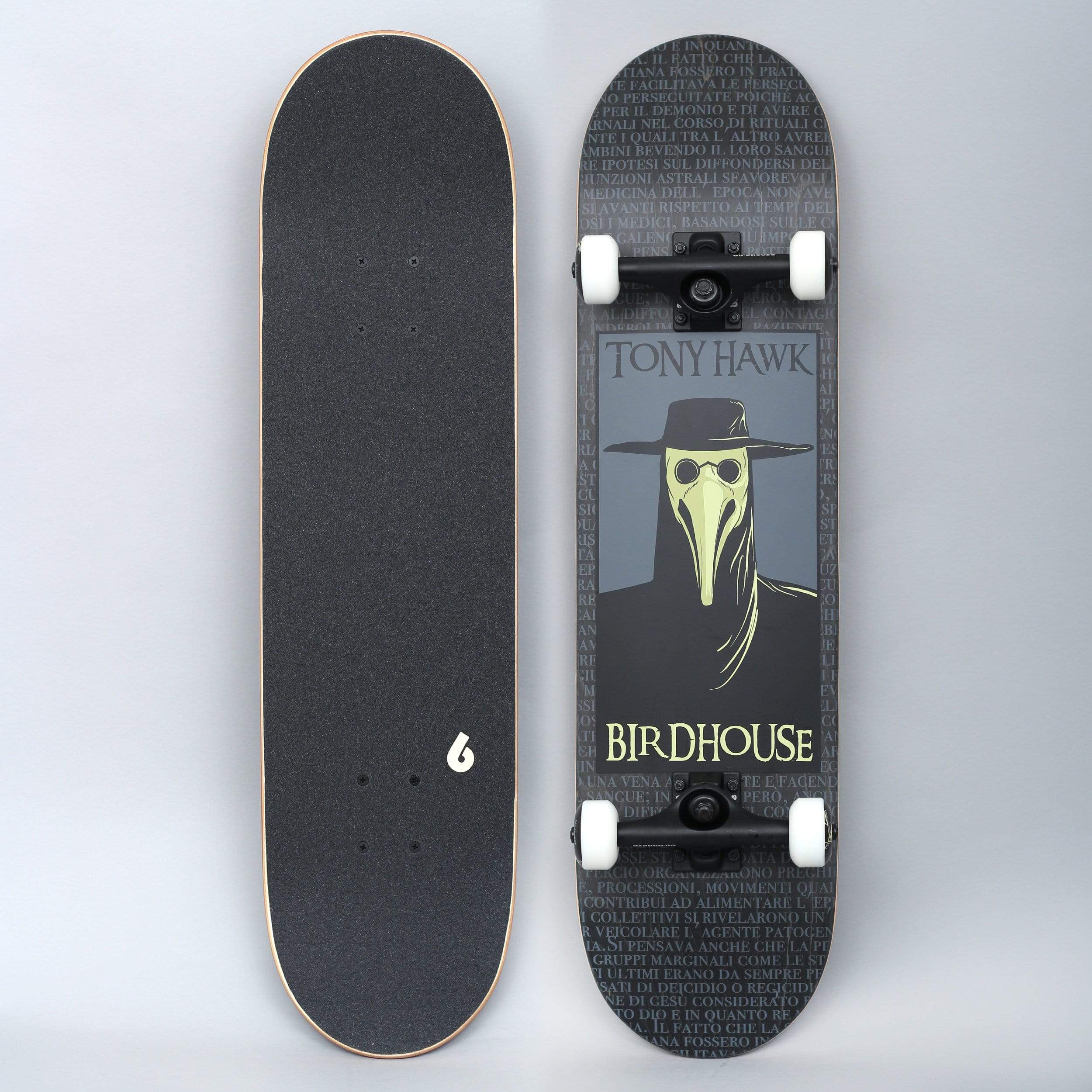 Birdhouse 8.0 Stage 3 Plague Doctor Complete Skateboard Black