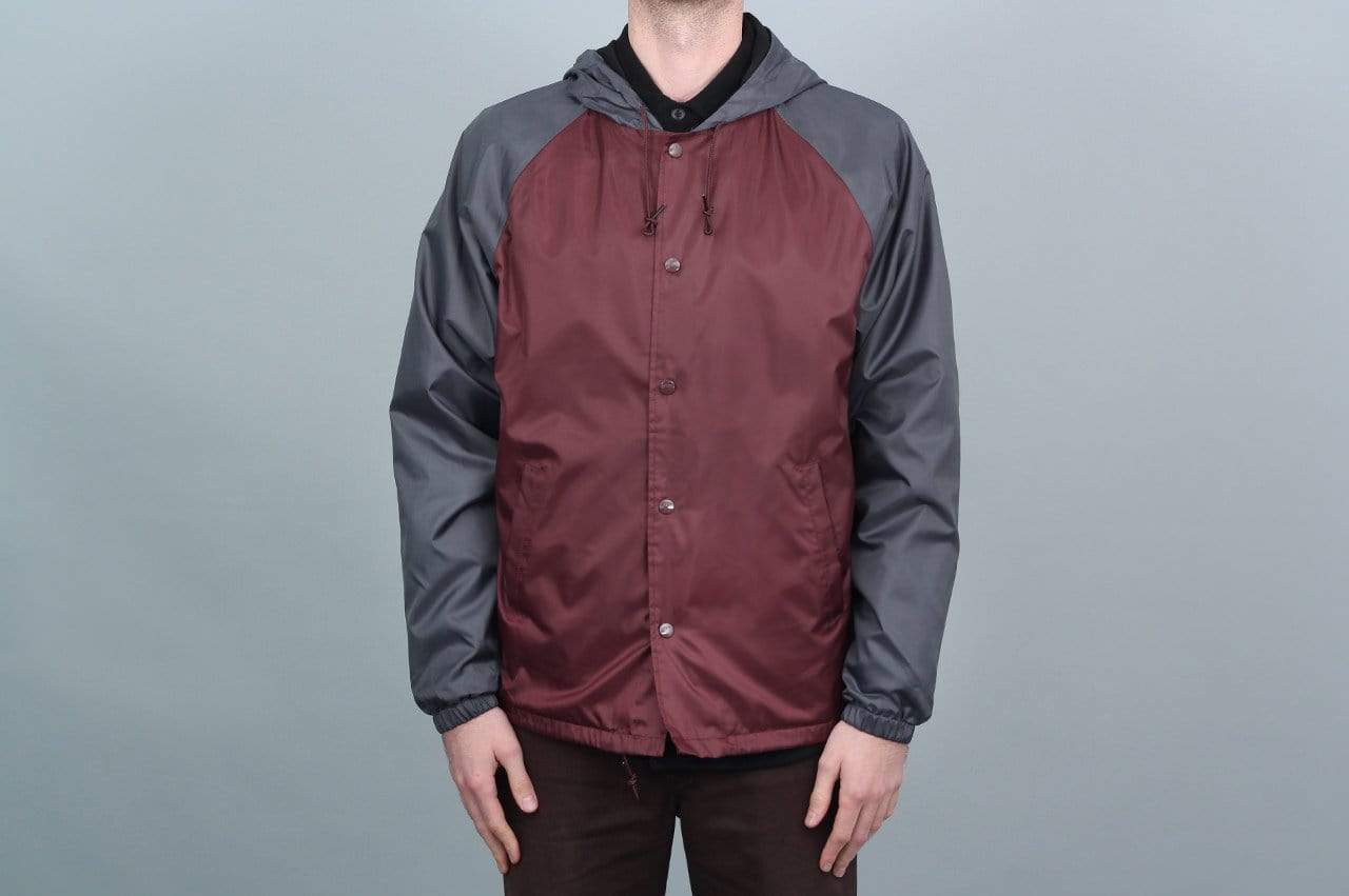 Brixton Hoover Jacket Burgundy / Charcoal