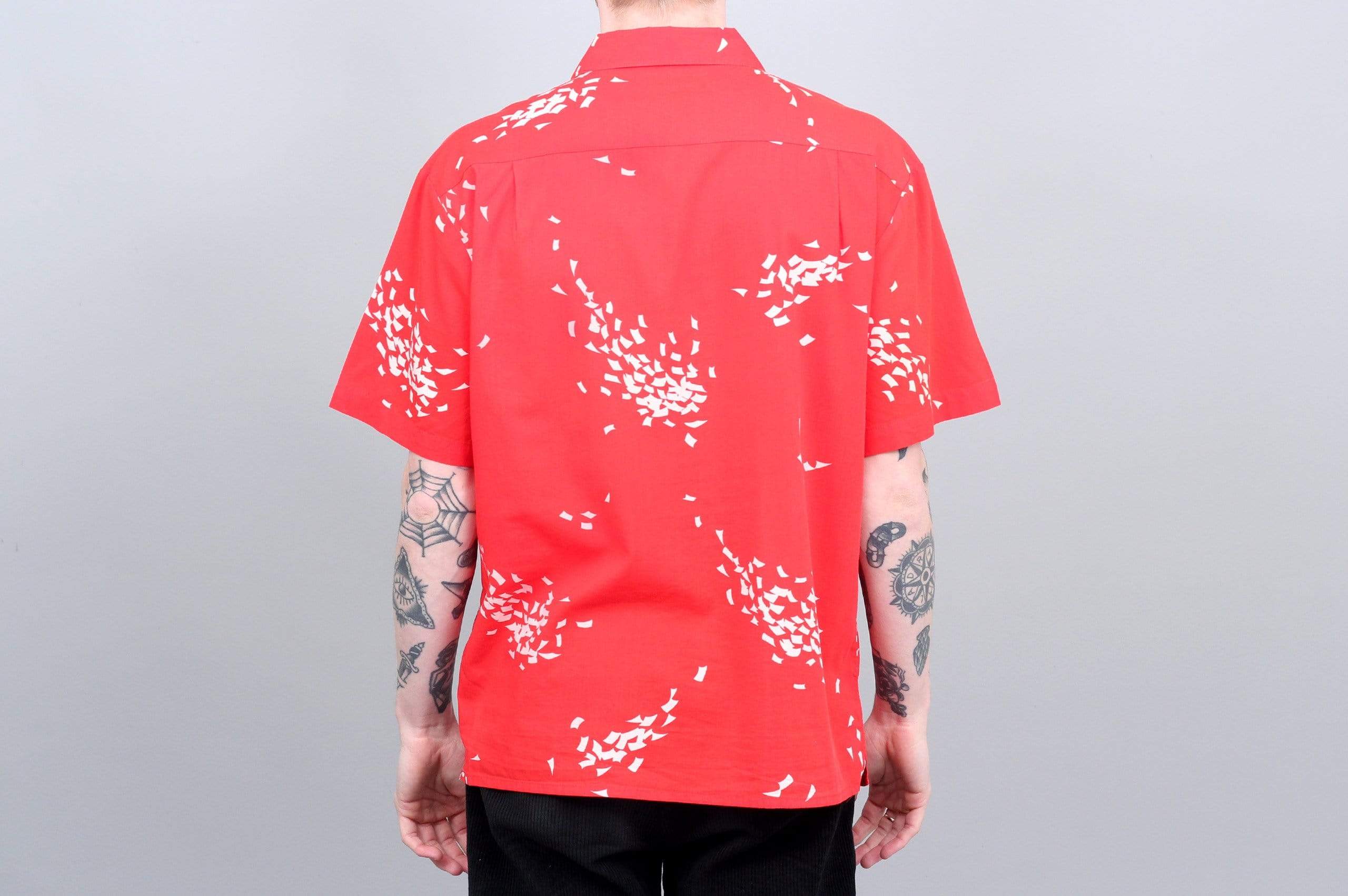 Brixton Lovitz Woven Shirt Red / White