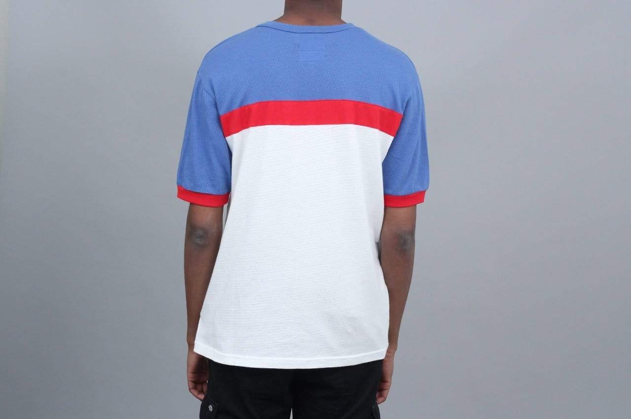 Brixton Union Substance T-Shirt White / Royal