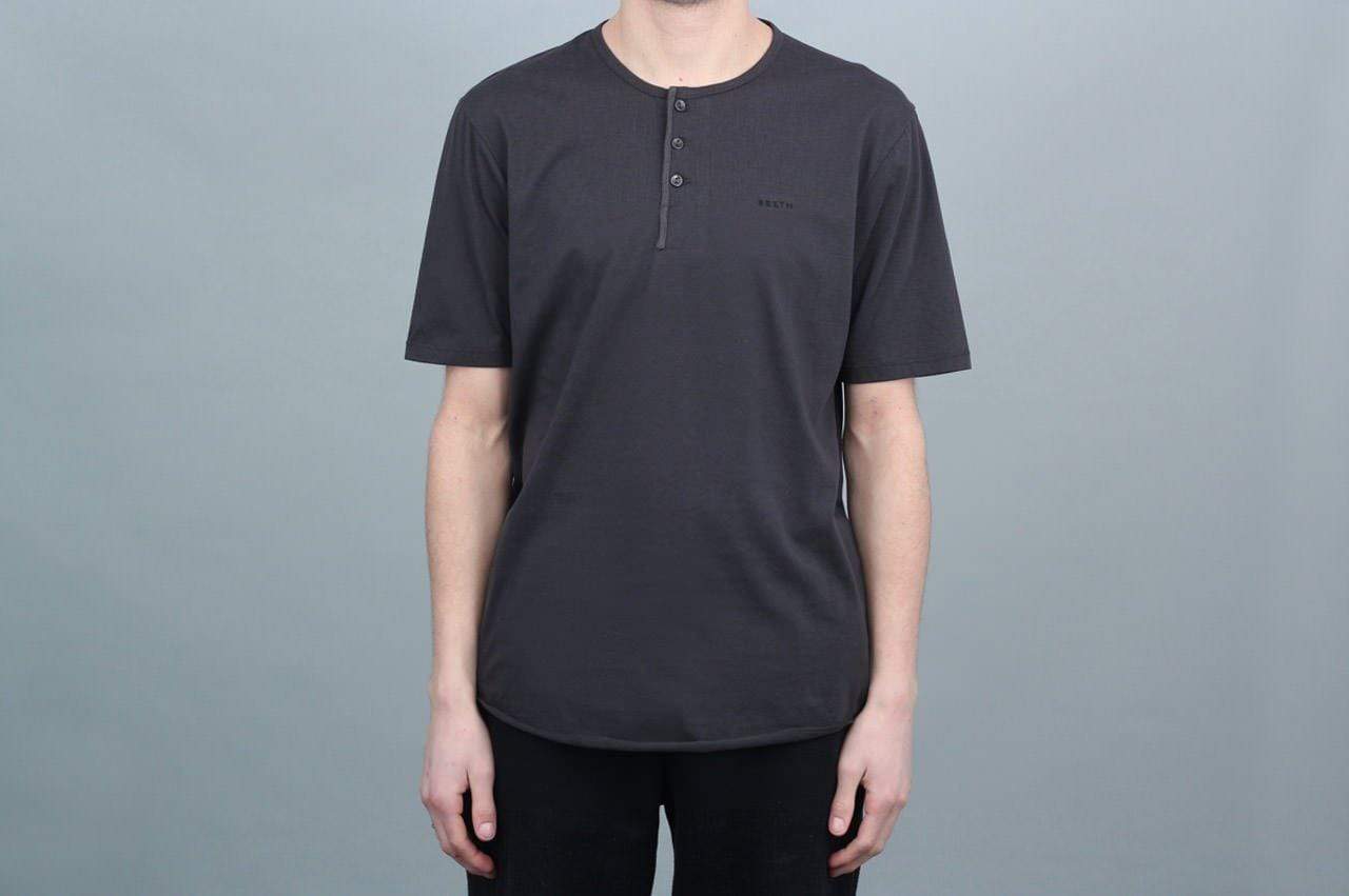 Brixton Berkeley Henley Washed Black