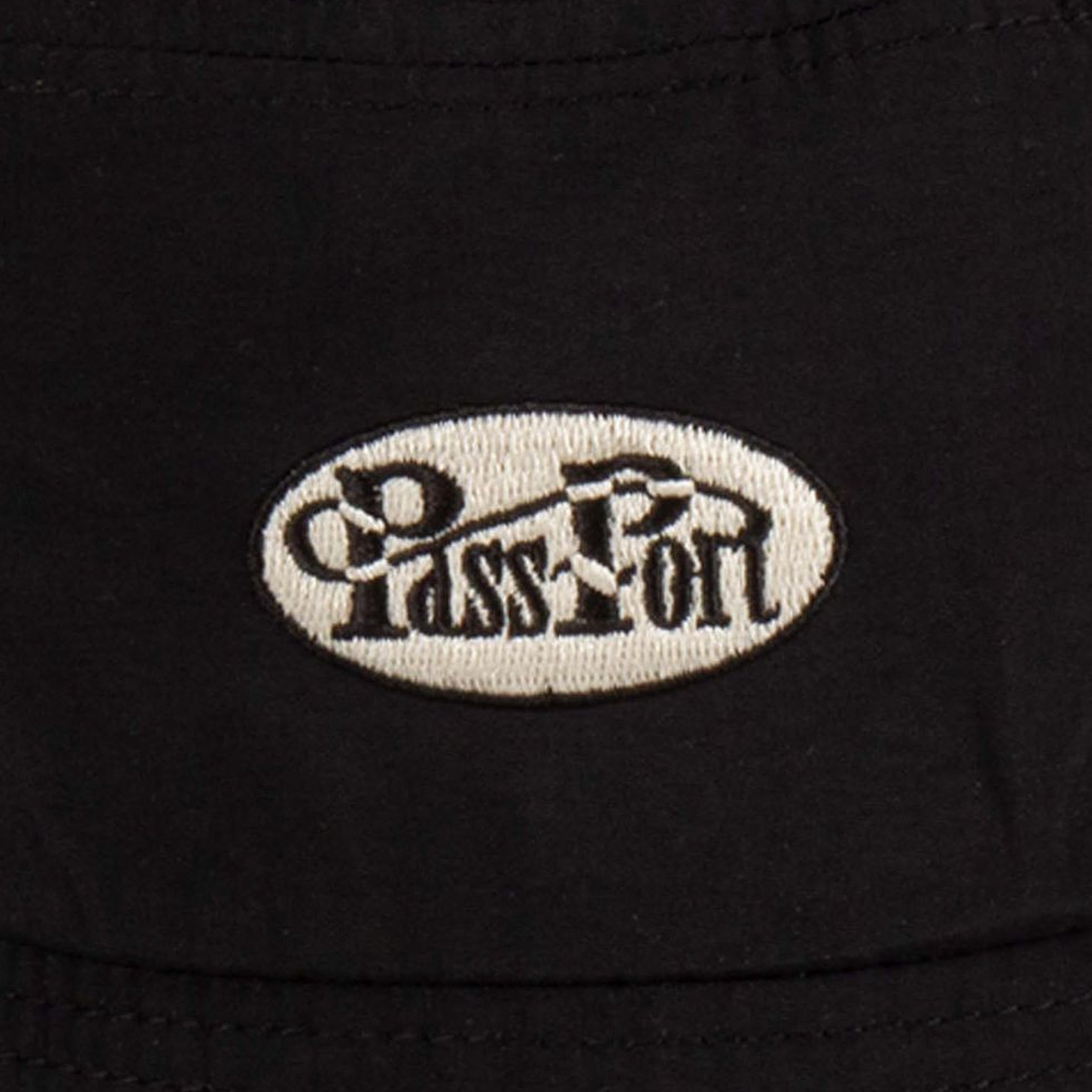 Passport Whip Logo Rpet Bucket Hat Black