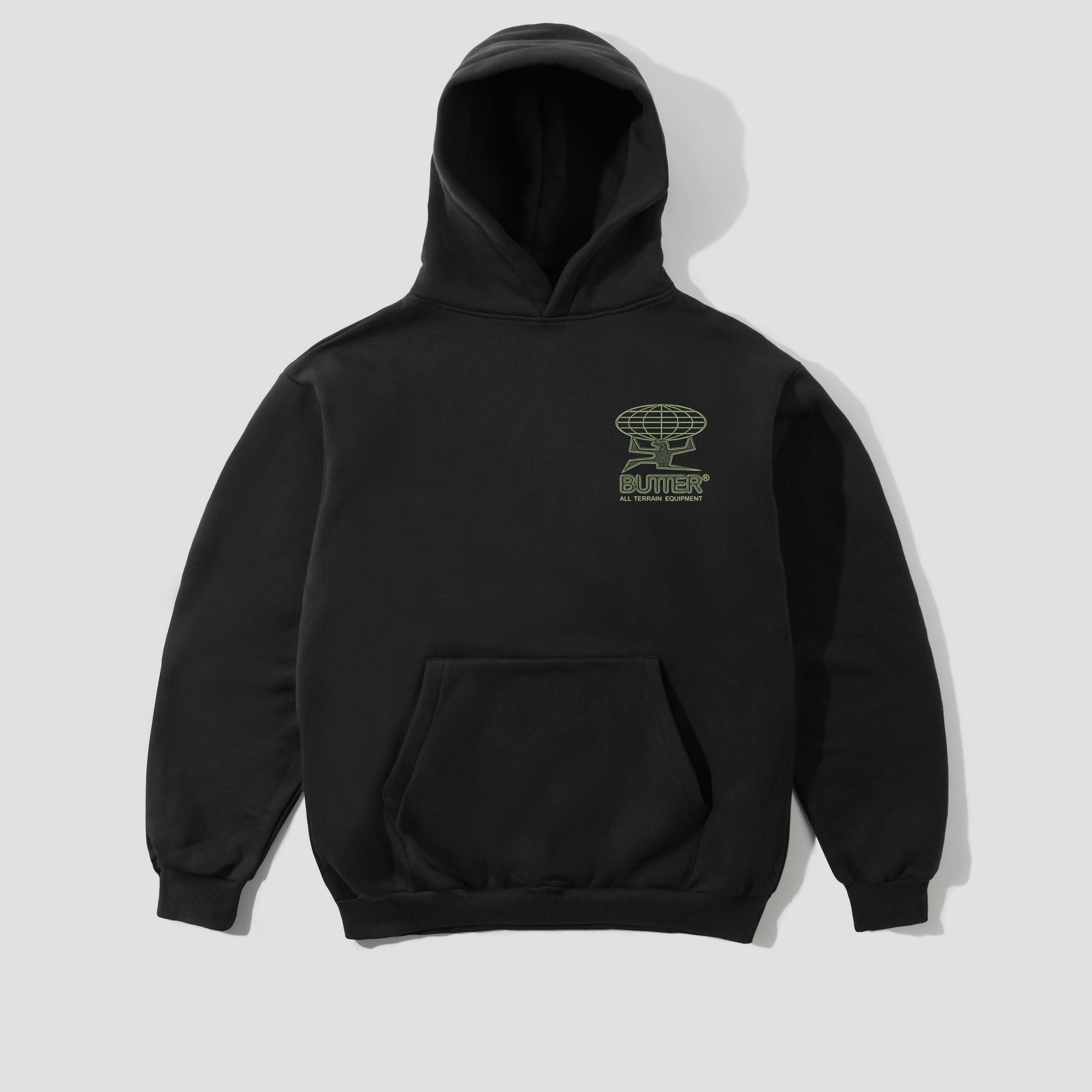 Butter Goods Terrain Pullover Hood Black