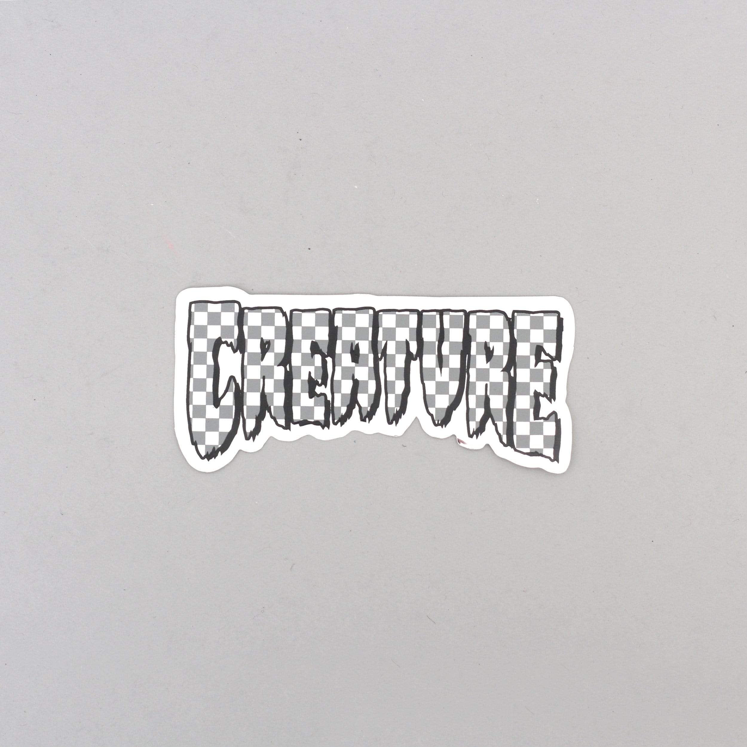 Creature Logo Check Sticker Black / Grey