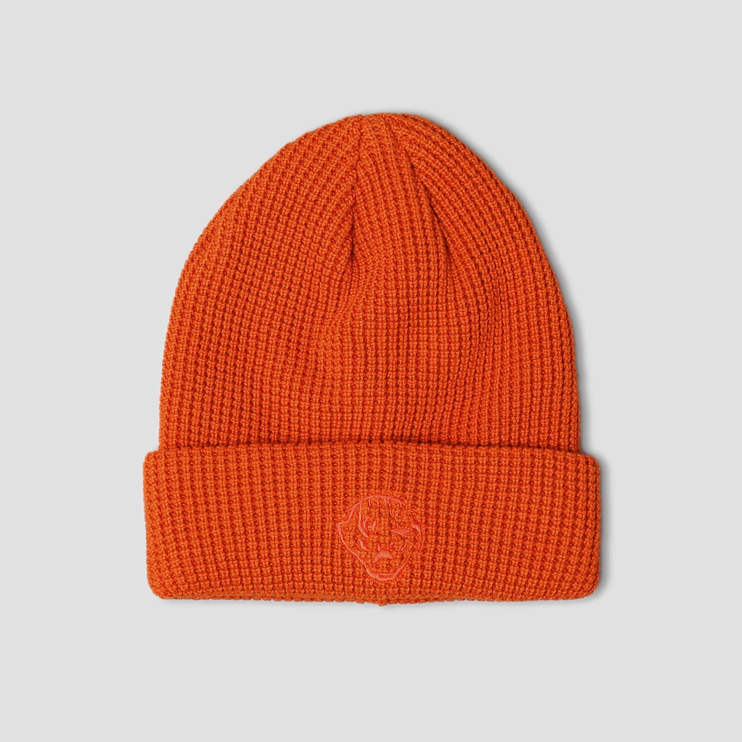Dancer Waffle Knit Beanie Burnt Orange