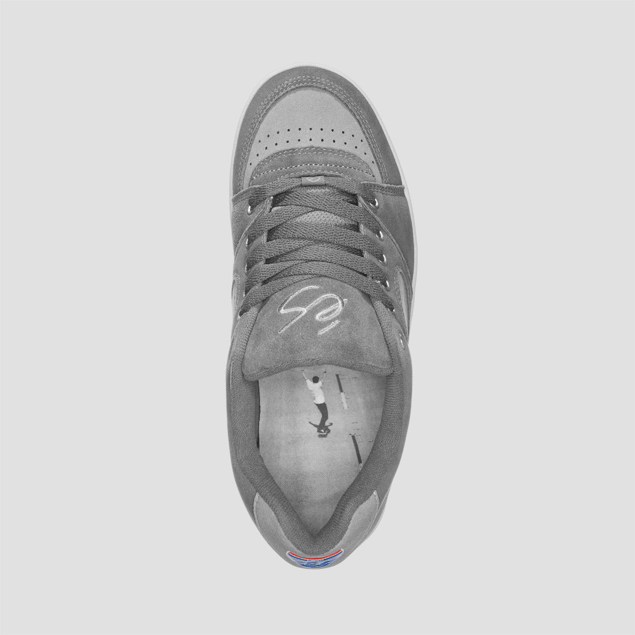 Es Accel OG x Go Skateboarding Day Skate Shoes Grey