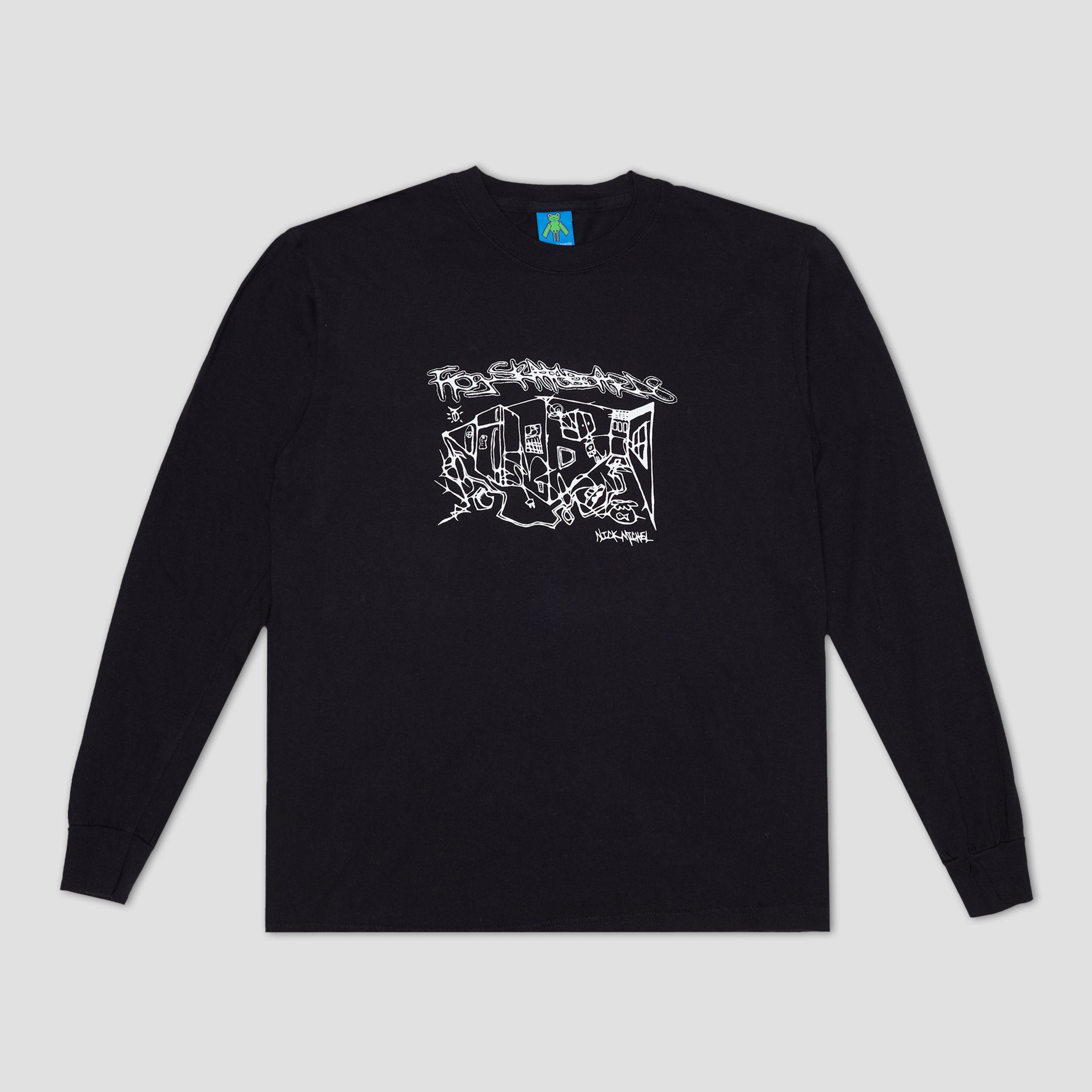Frog Kitchen Longsleeve T-Shirt Black