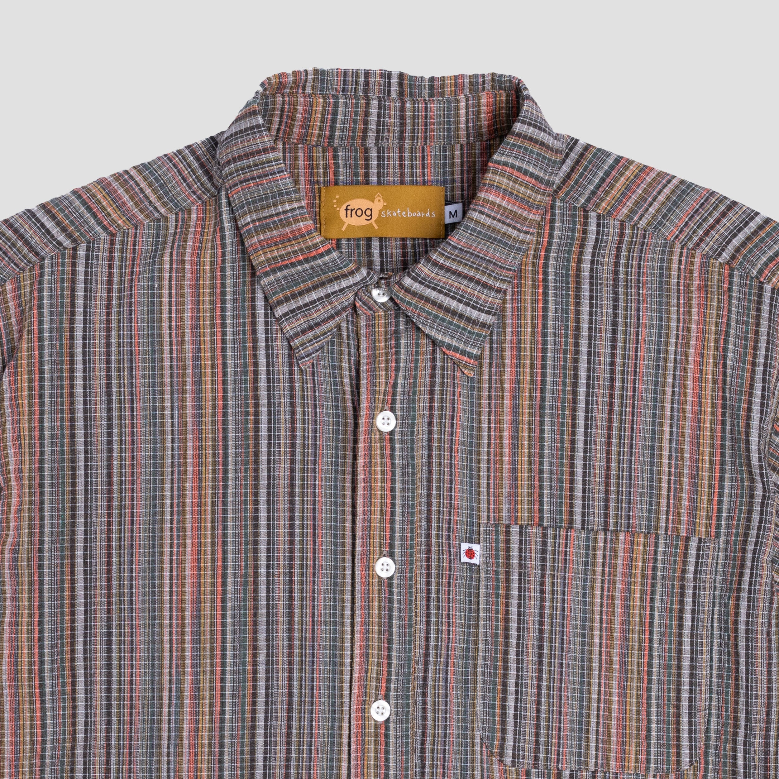 Frog Mojo Stripe Pocket Shirt Red