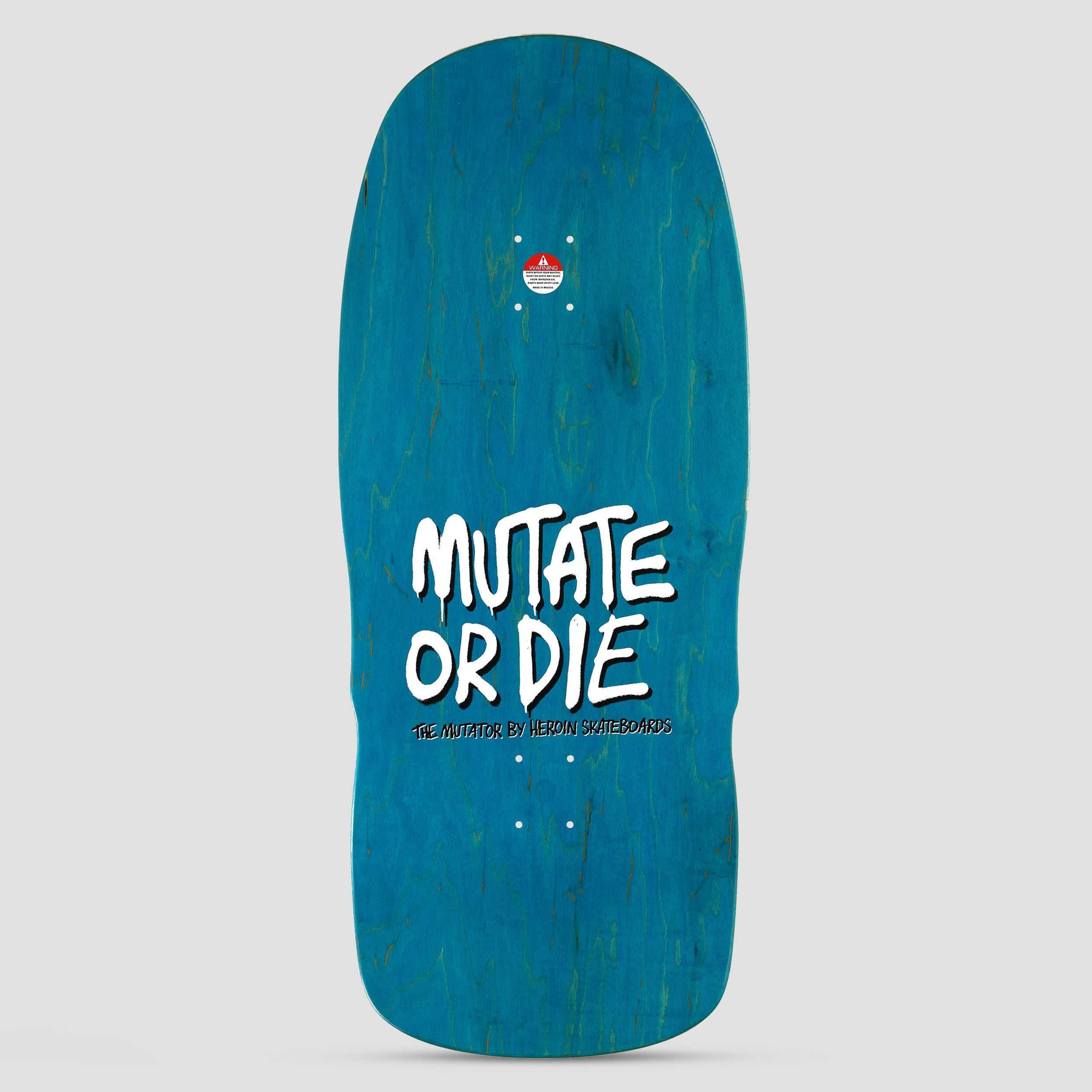 Heroin 13.0 Mutator Skateboard Deck Blue