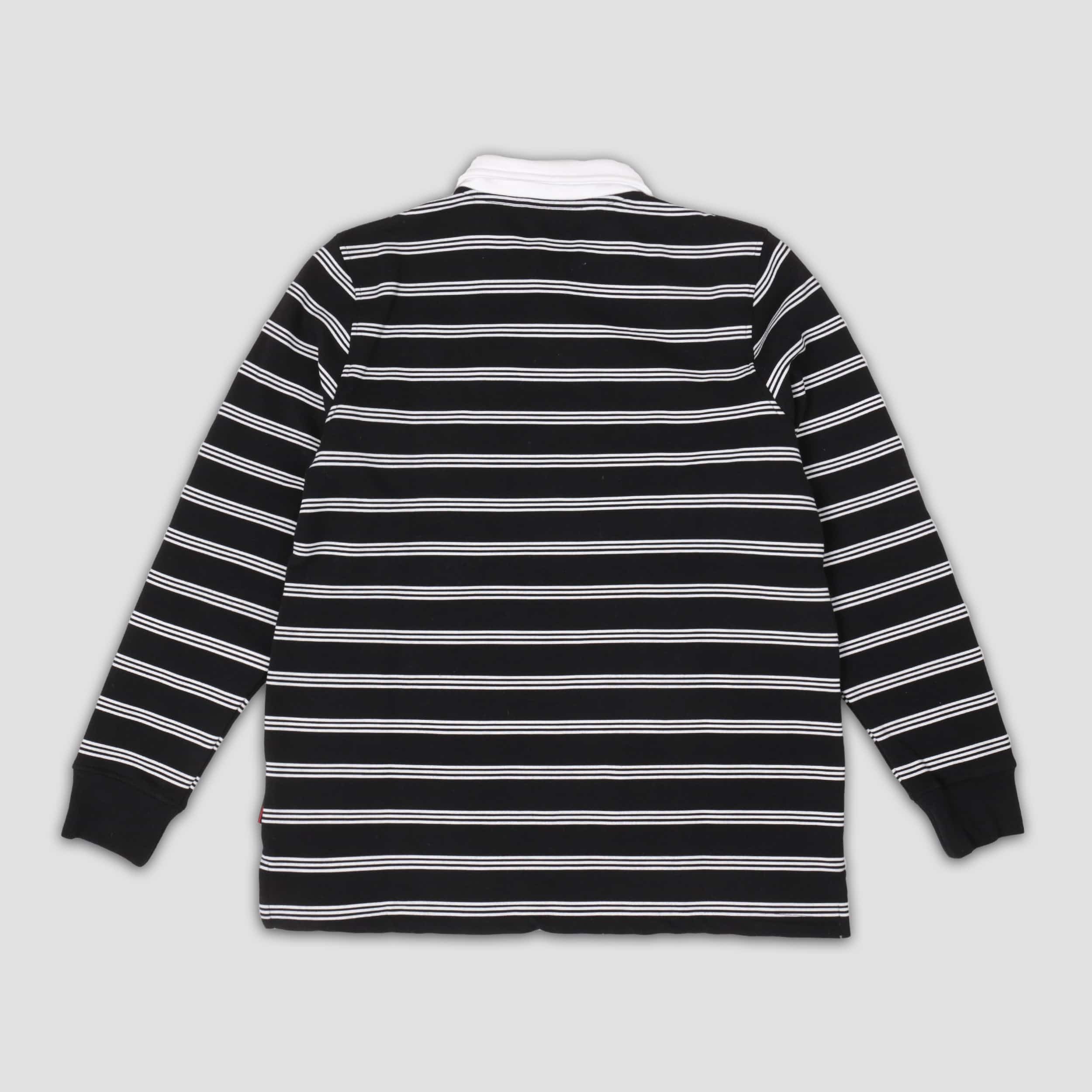 Independent Crew Bauhaus Stripe Polo Black