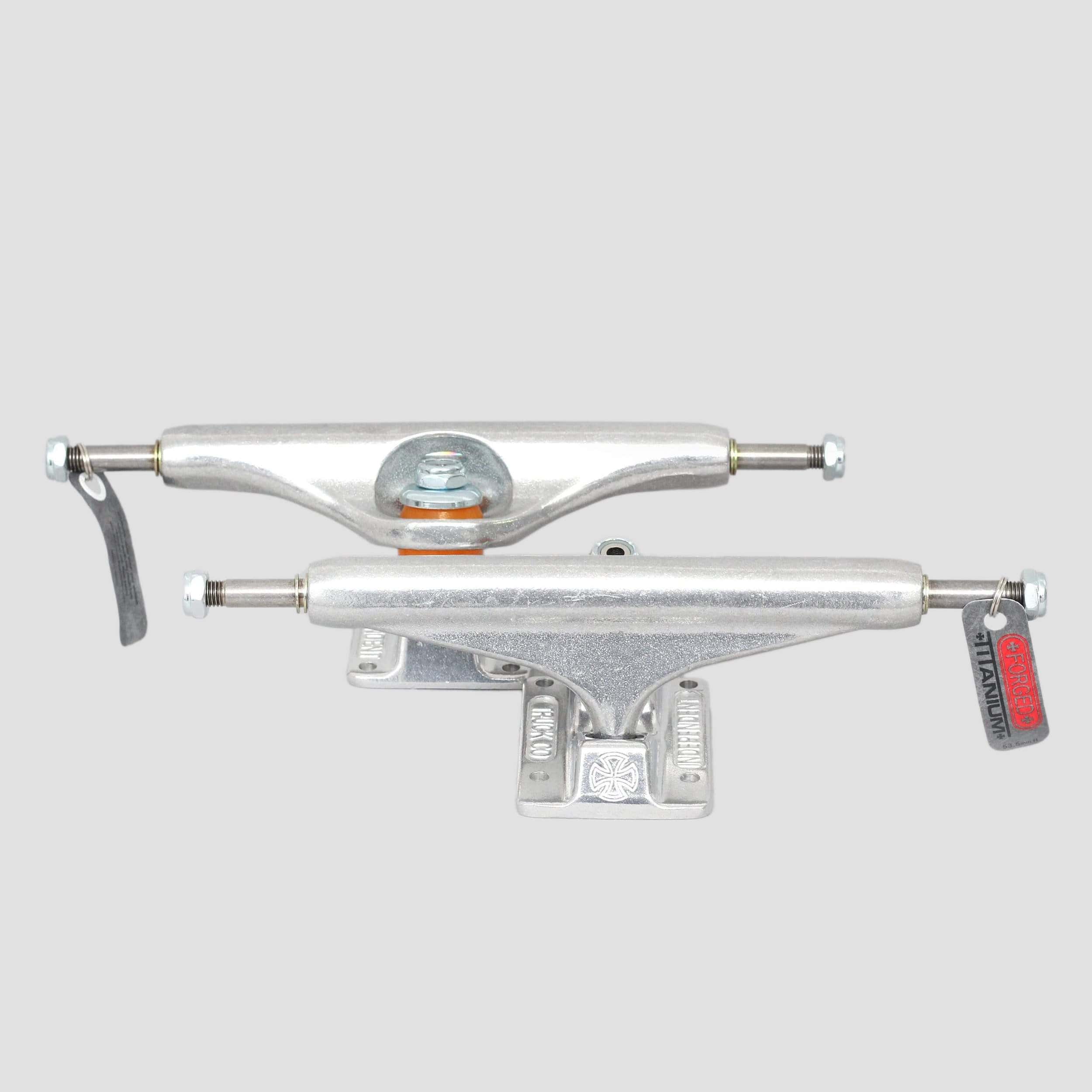 Independent 169 Stage 11 Forged Titanium Standard Skateboard Trucks Silver (Pair)