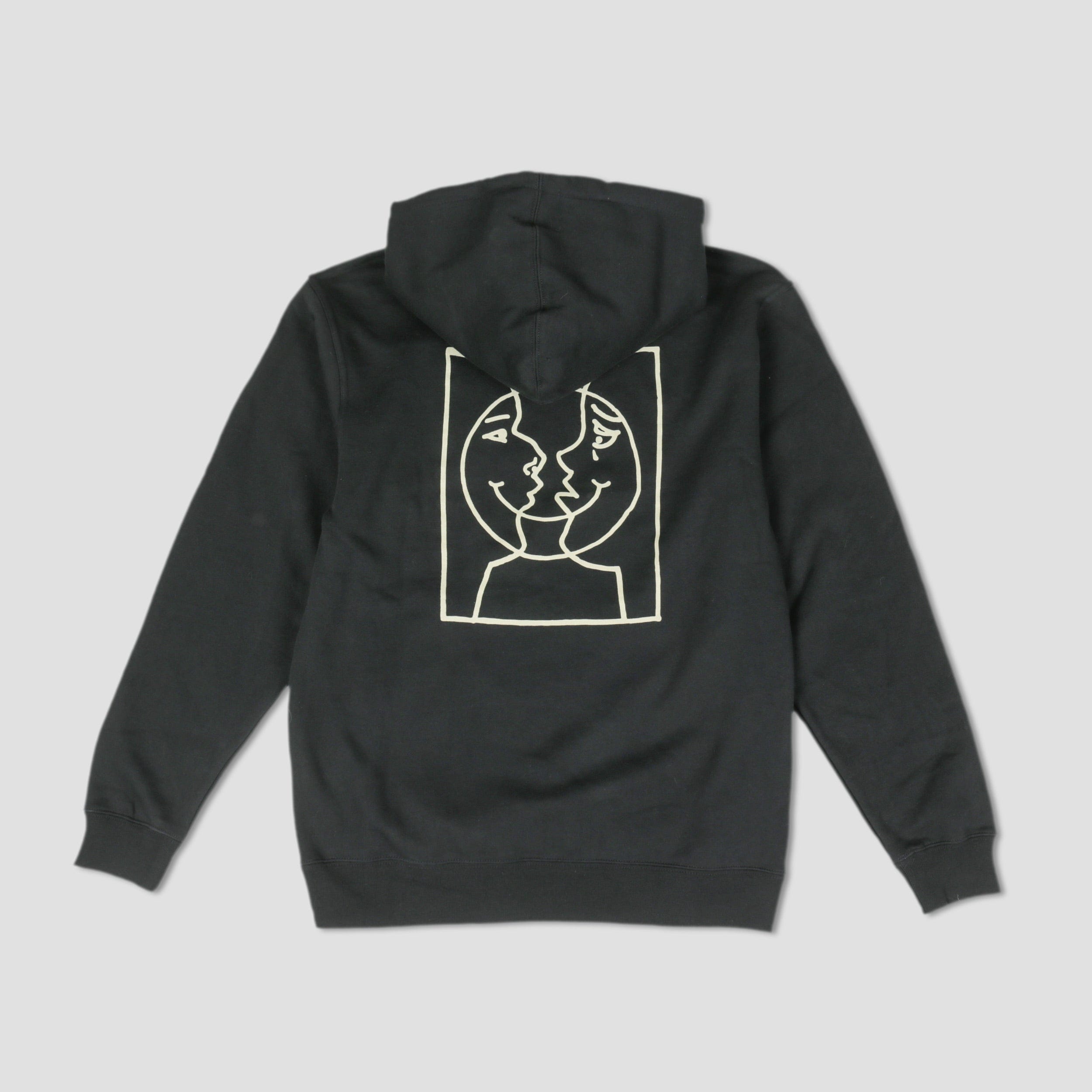 Krooked Moonsmile Hood Black / Cream