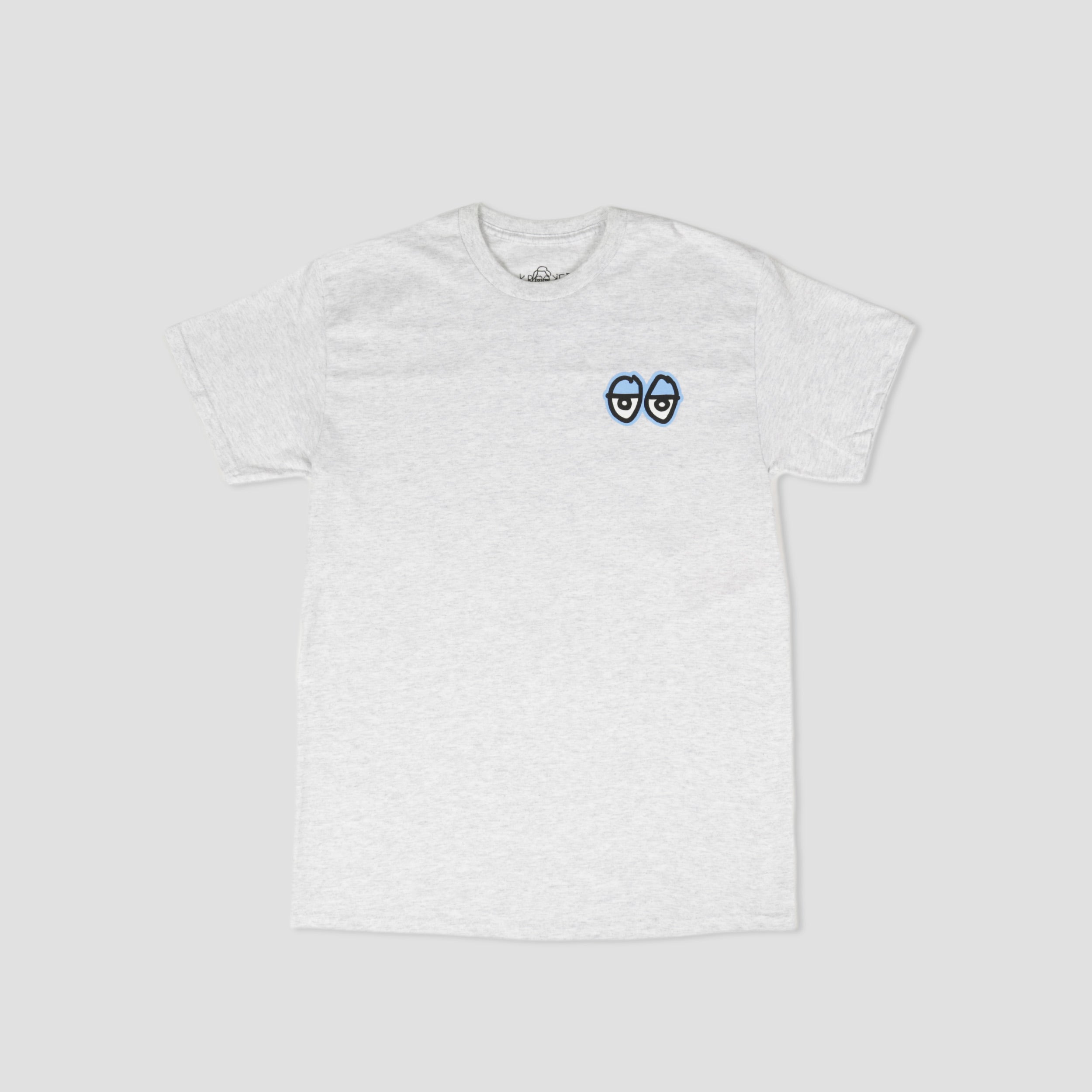 Krooked Strait Eyes T-Shirt Ash / Light Blue