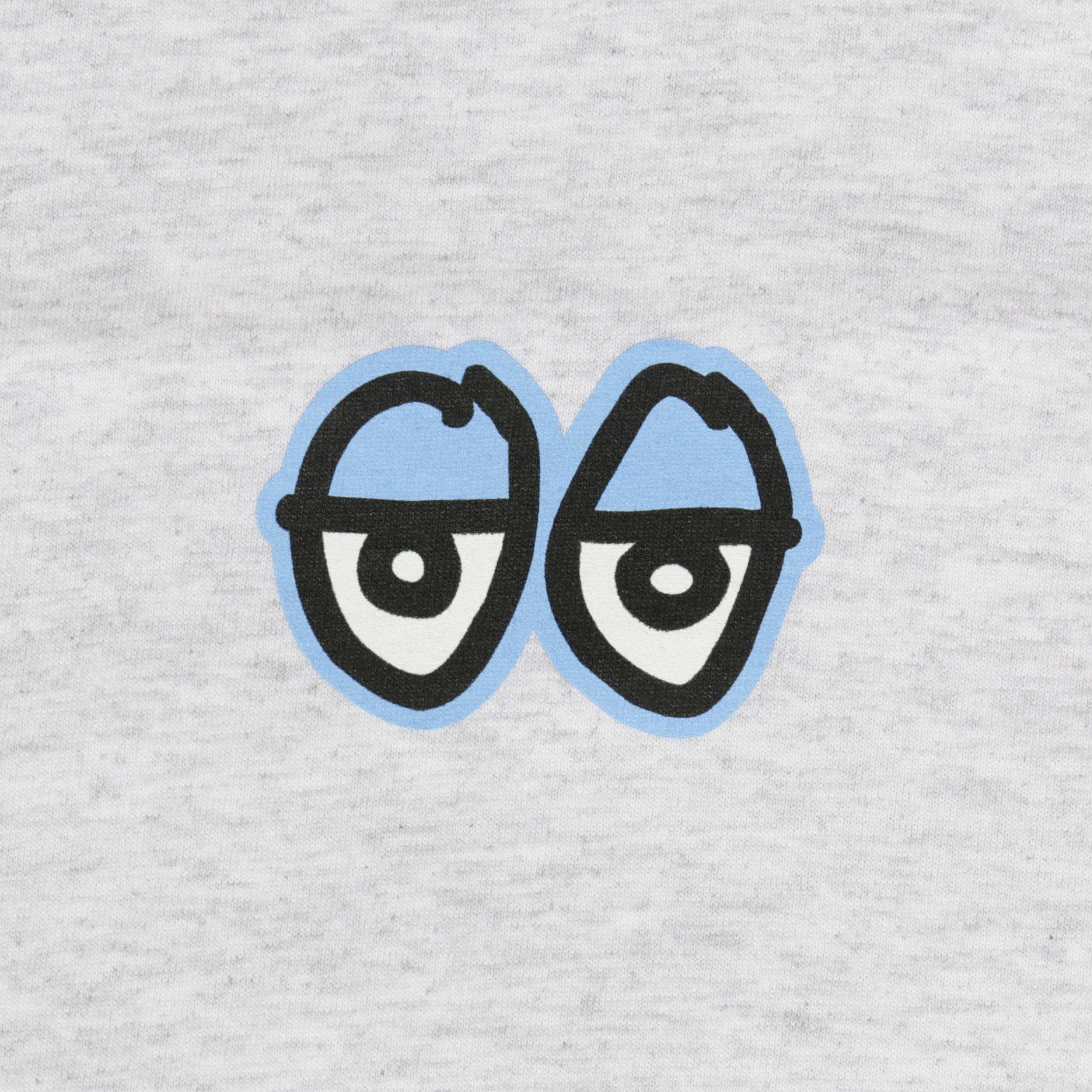 Krooked Strait Eyes T-Shirt Ash / Light Blue