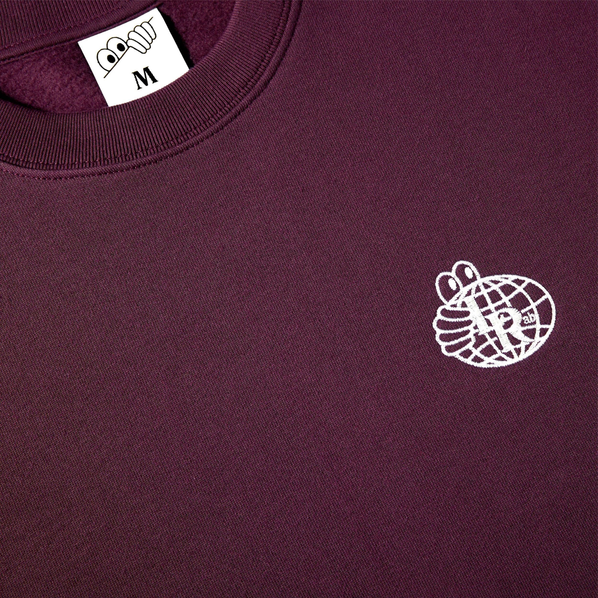 Last Resort AB Atlas Monogram Crew Plum