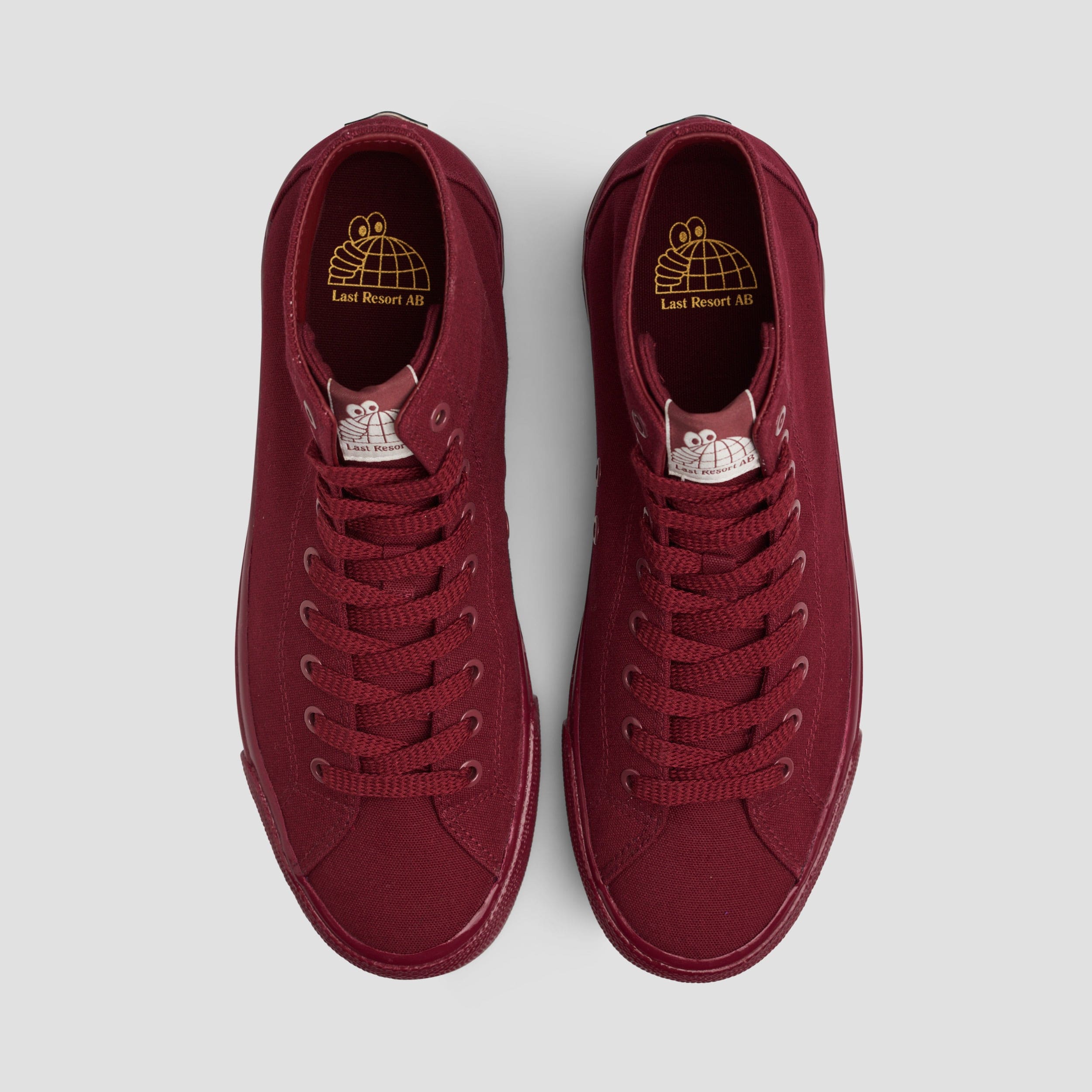 Last Resort AB VM003 Canvas HI Skate Shoes Full Oxblood