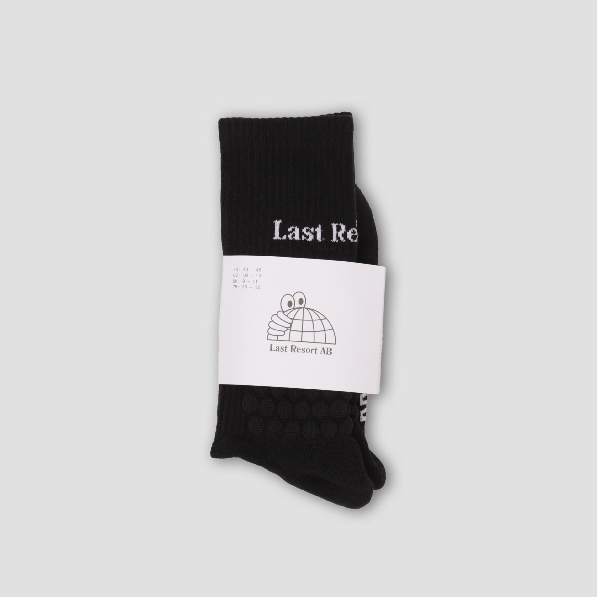 Last Resort AB Right Angle Bubble Socks Black