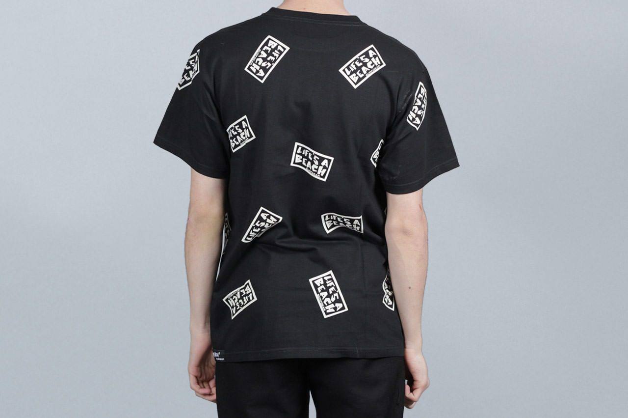 Life's A Beach All Over T-Shirt Black