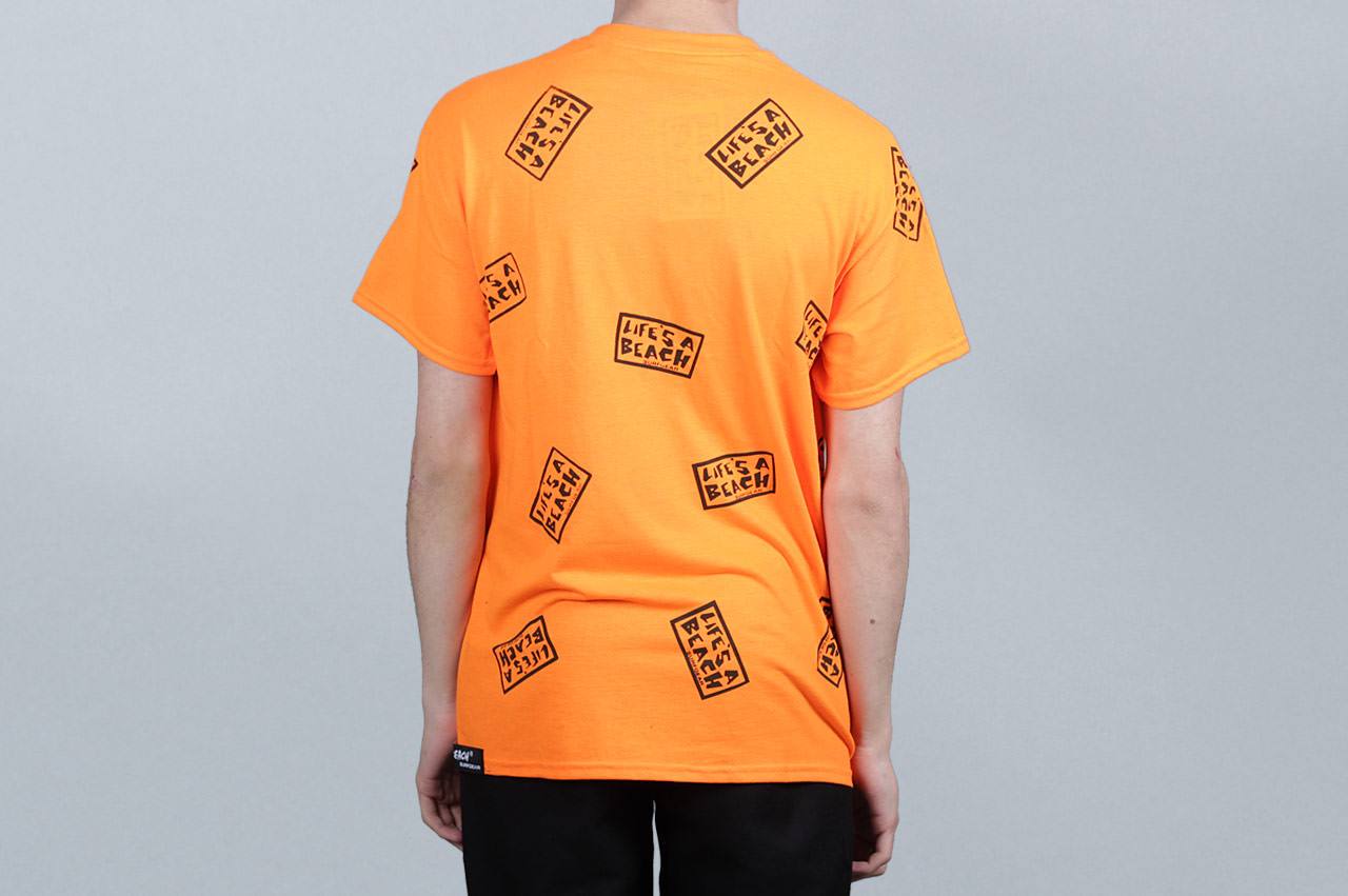 Life's A Beach All Over T-Shirt Orange