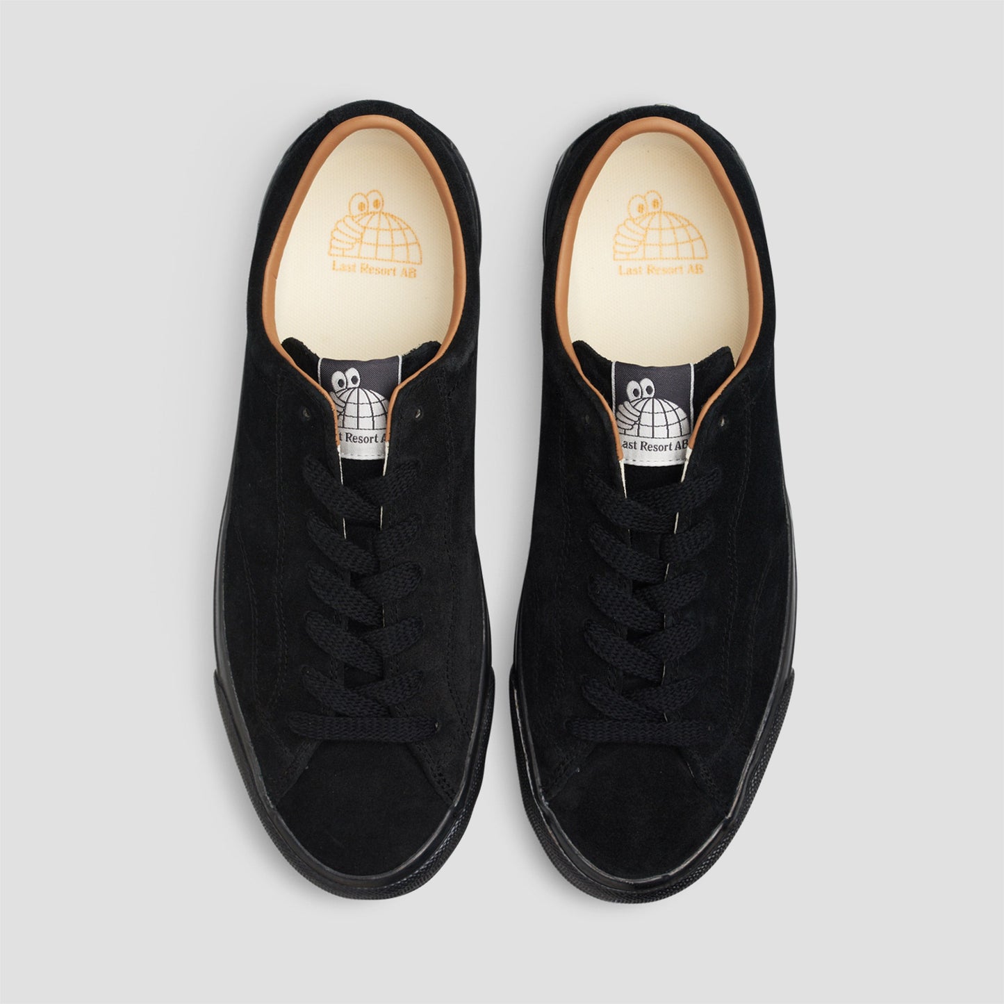Last Resort AB VM003 Suede LO Skate Shoes Black / Black / Black